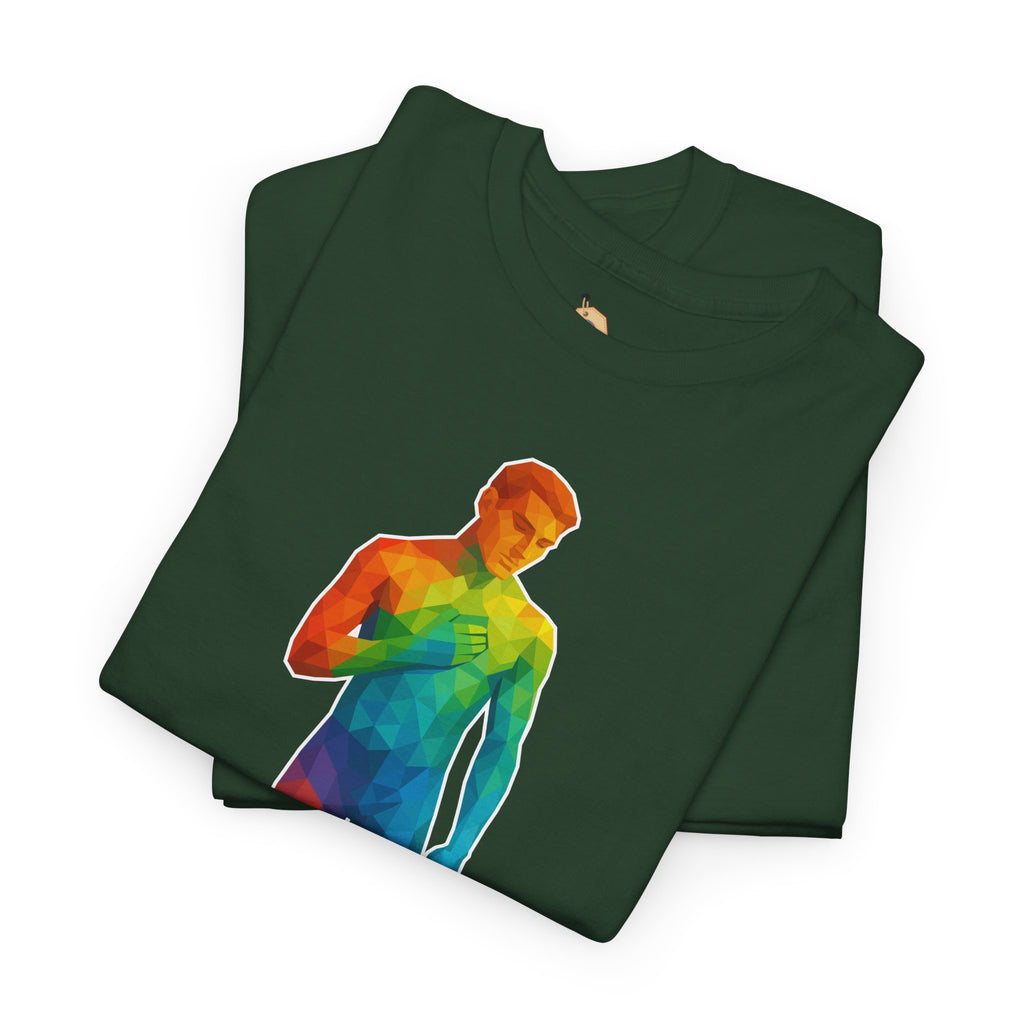 Geometric Pride Twink - Unisex Heavy Cotton Shirt