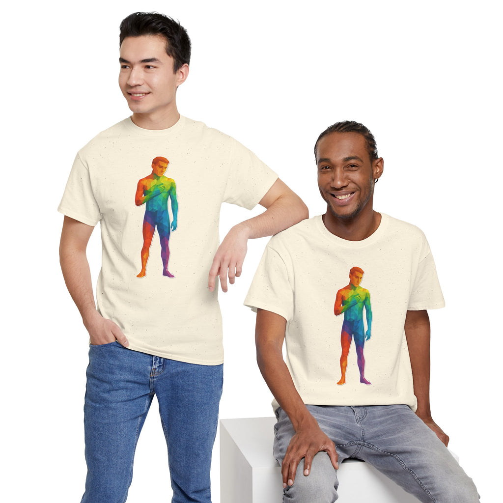 Geometric Pride Twink - Unisex Heavy Cotton Shirt