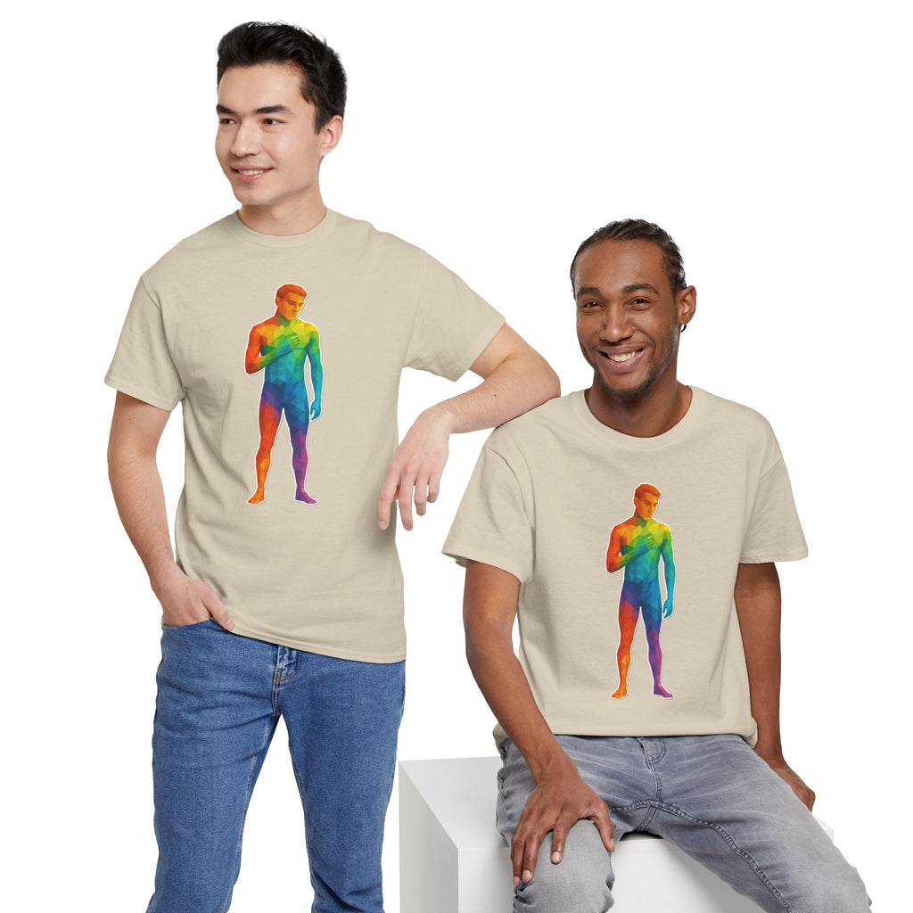 Geometric Pride Twink - Unisex Heavy Cotton Shirt