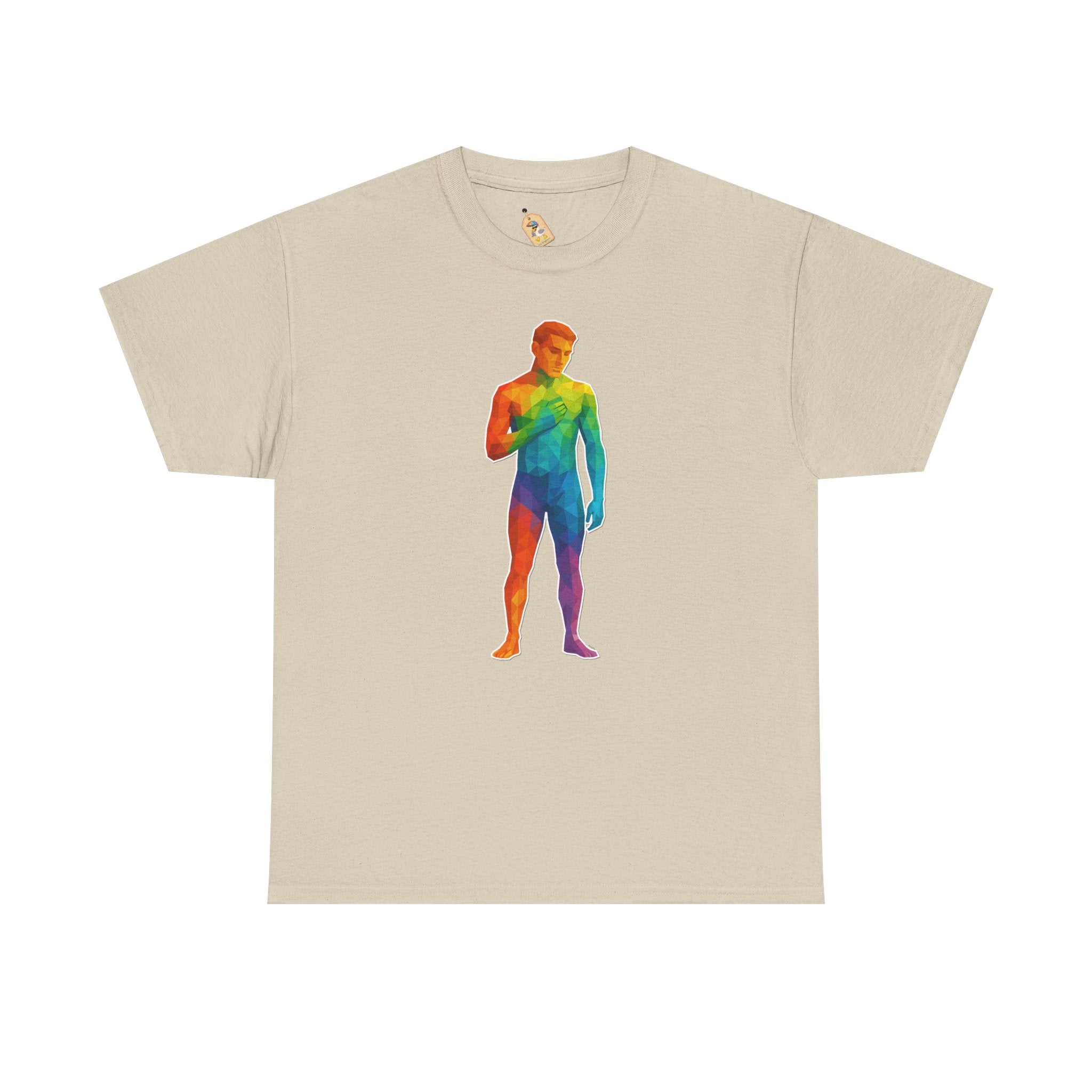Geometric Pride Twink - Unisex Heavy Cotton Shirt