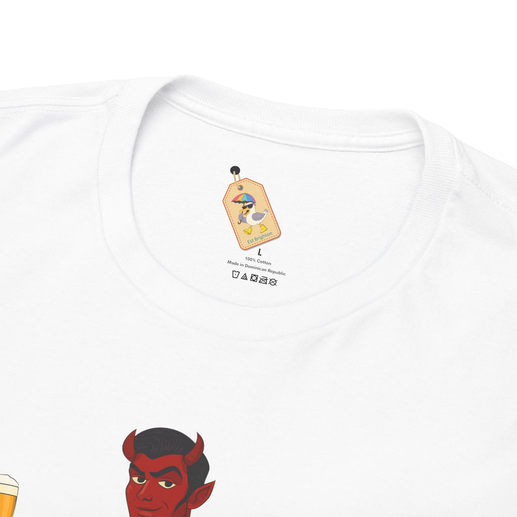 Saddle Up, Devil- Unisex Heavy Cotton Shirt