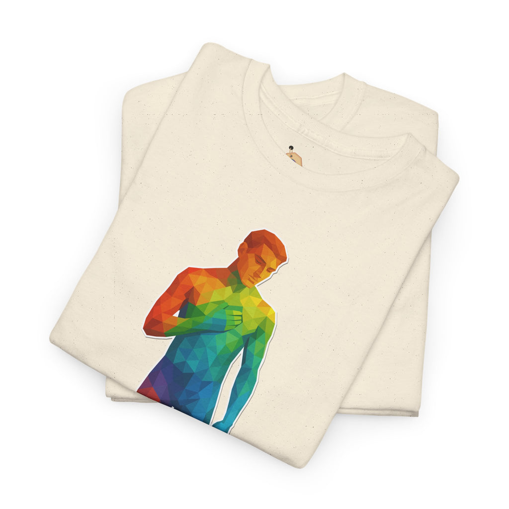 Geometric Pride Twink - Unisex Heavy Cotton Shirt