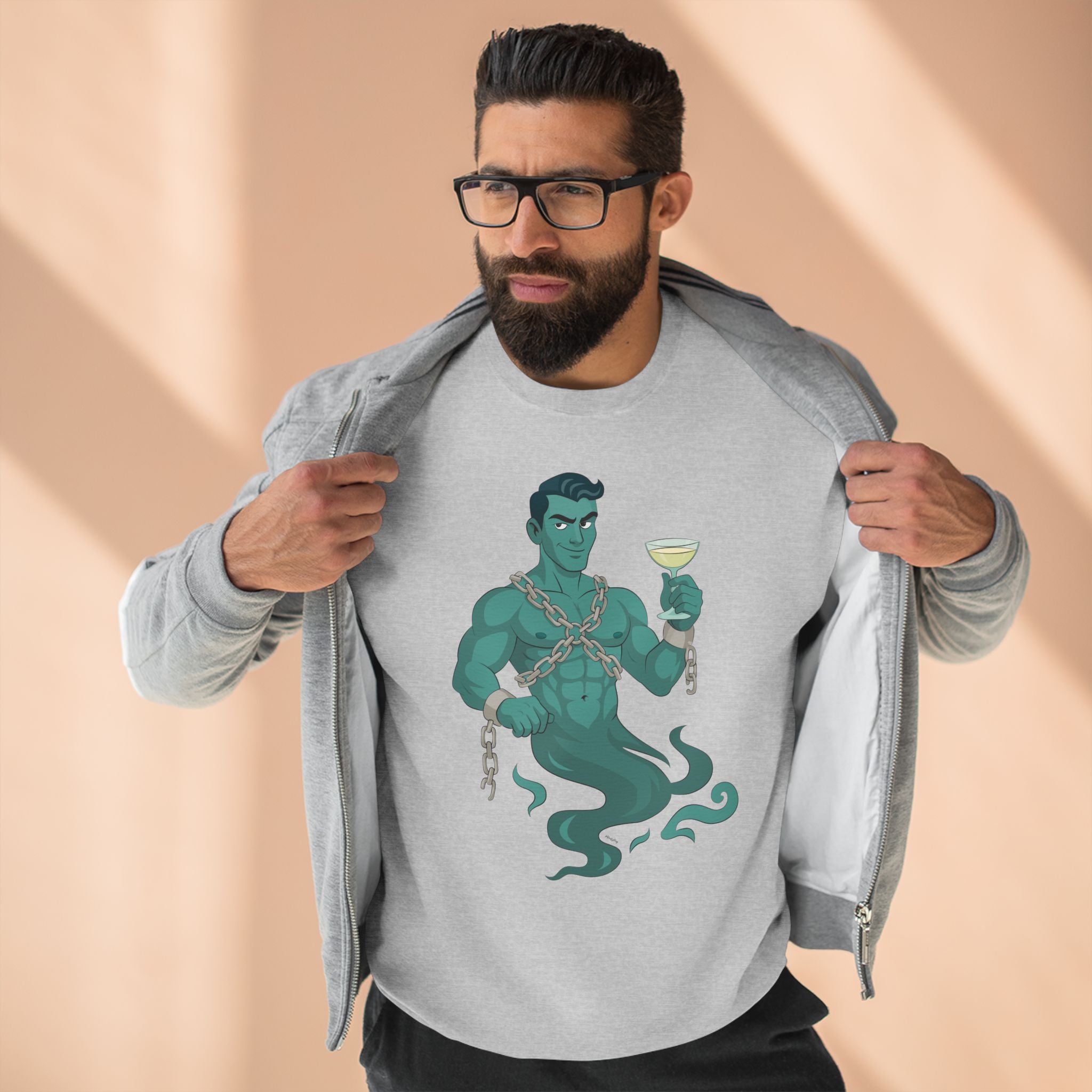 Hunk in chains - Unisex Crewneck Sweatshirt
