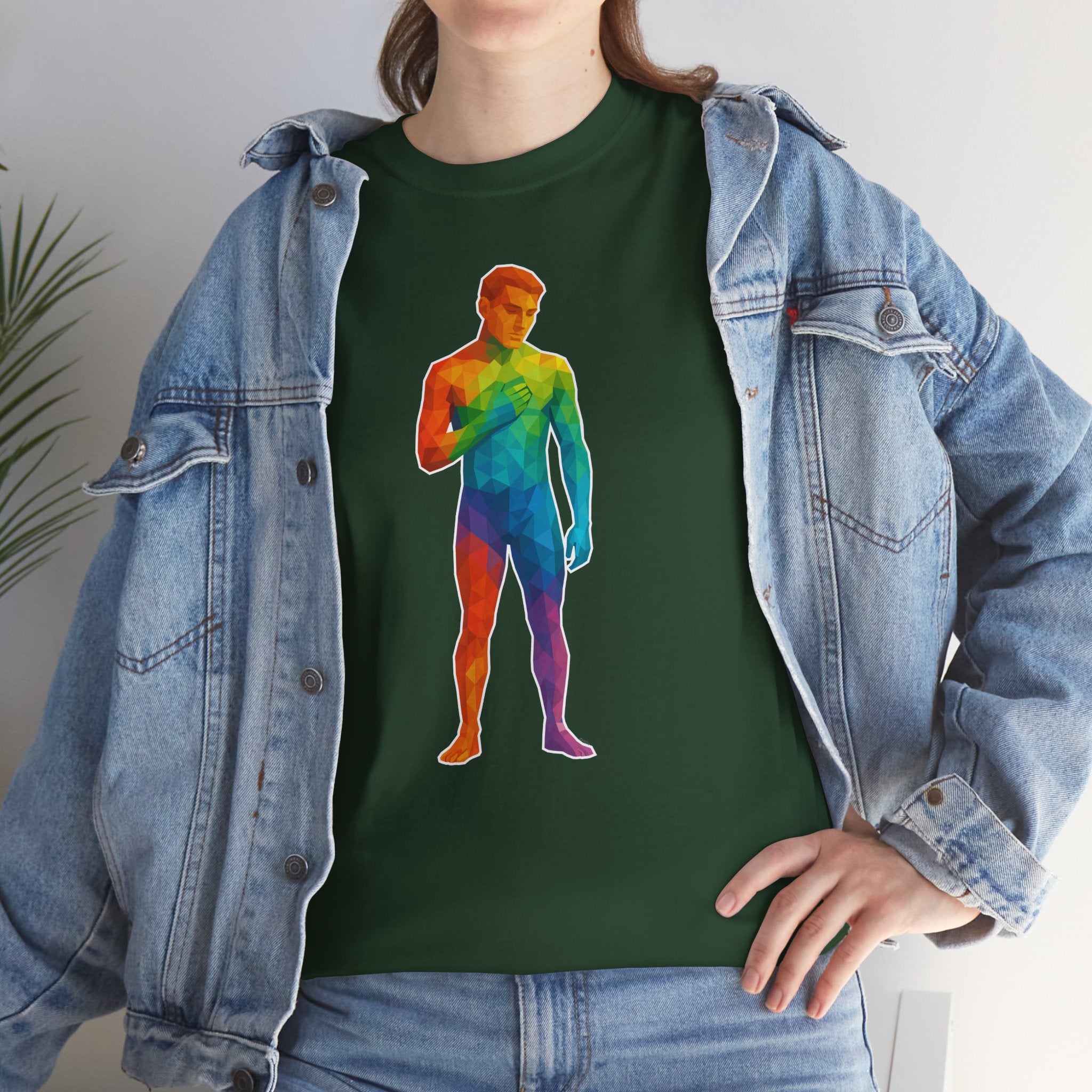 Geometric Pride Twink - Unisex Heavy Cotton Shirt