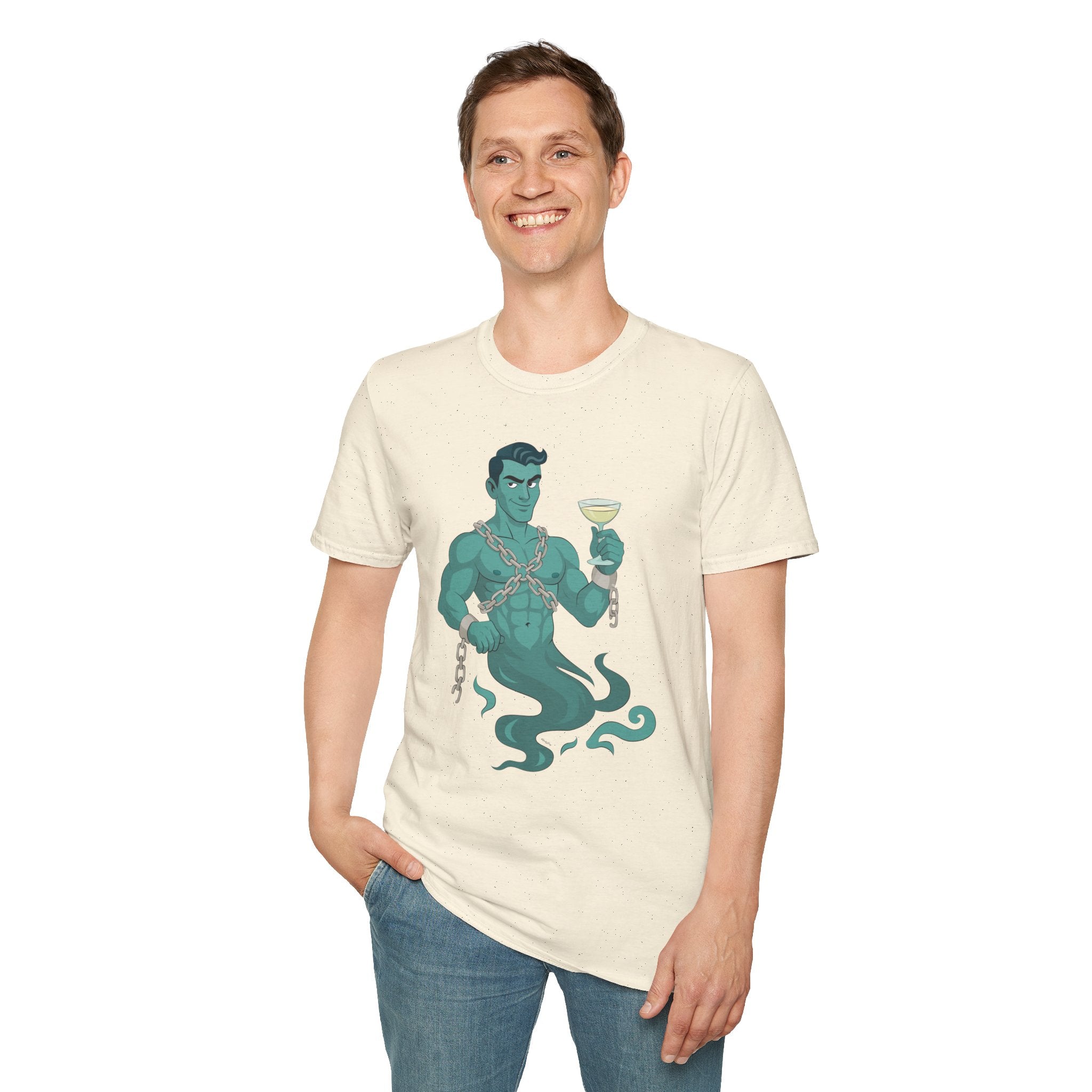 Hunk in chains - Unisex Softstyle T-Shirt