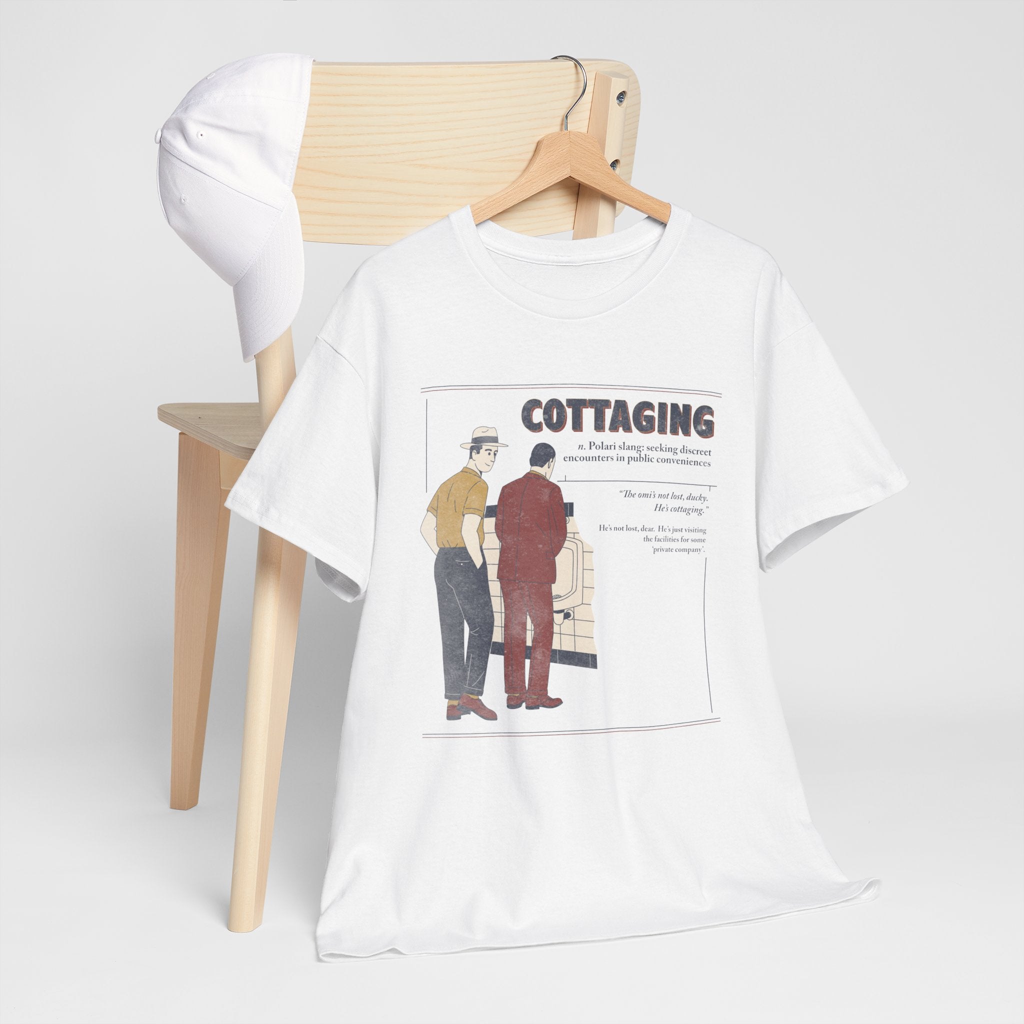 Polari: Cottaging - Unisex Heavy Cotton Shirt