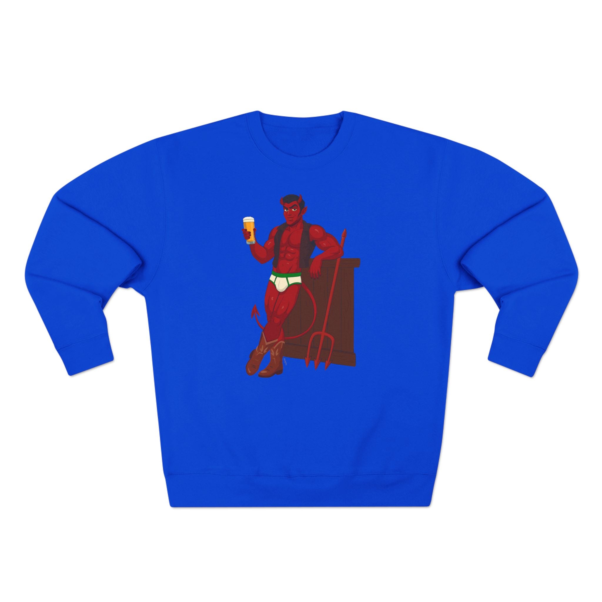 Saddle Up, Devil - Unisex Crewneck Sweatshirt