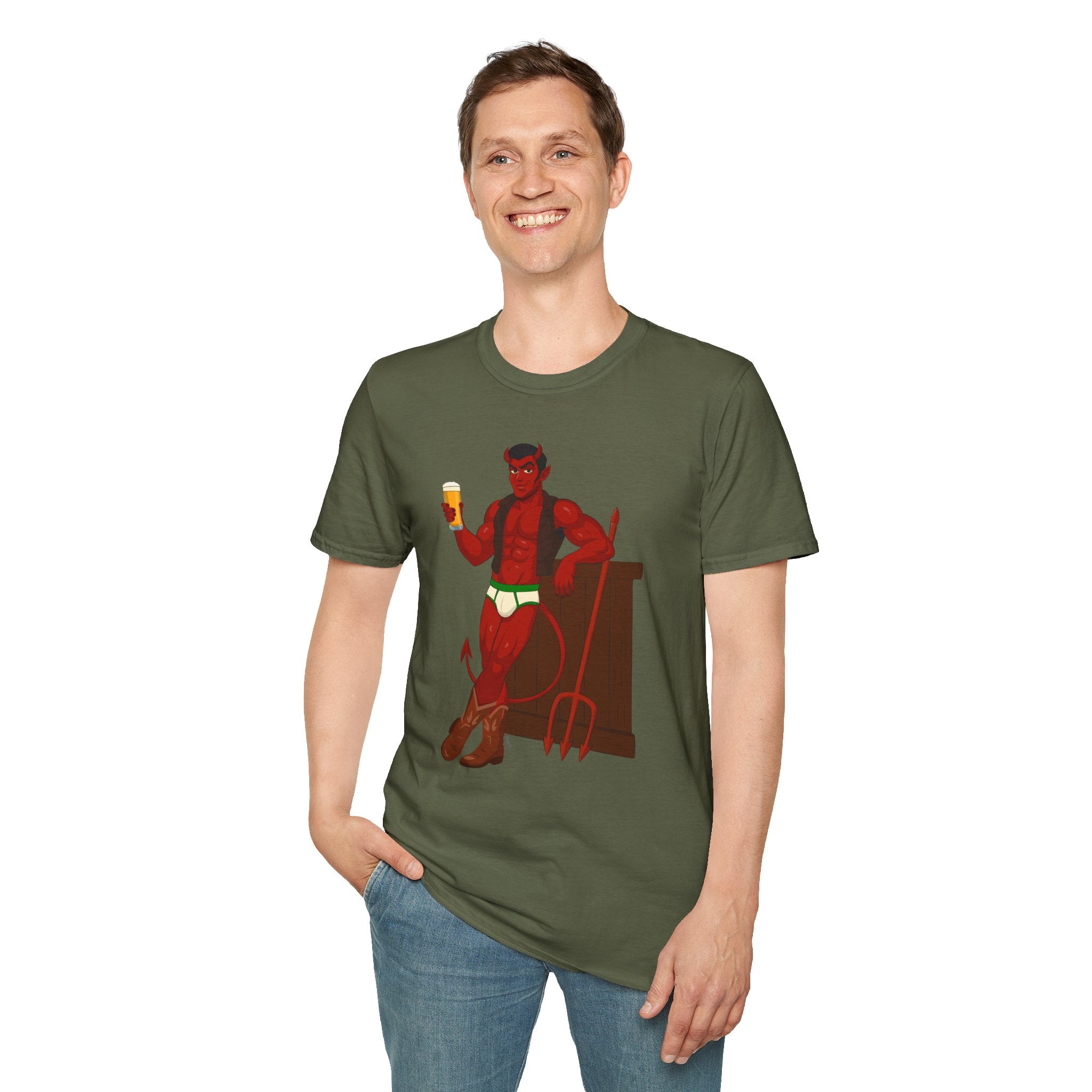Saddle Up, Devil - Unisex Softstyle T-Shirt