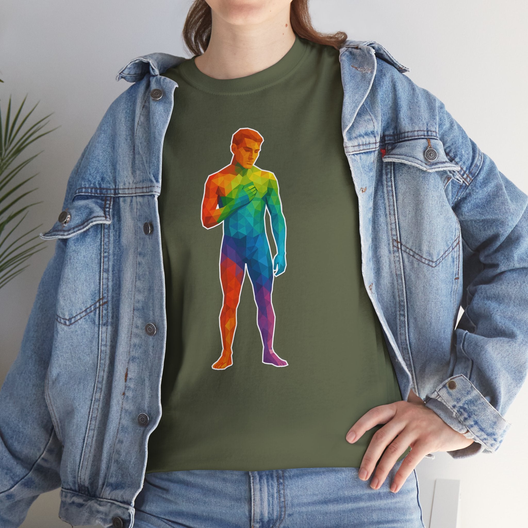 Geometric Pride Twink - Unisex Heavy Cotton Shirt