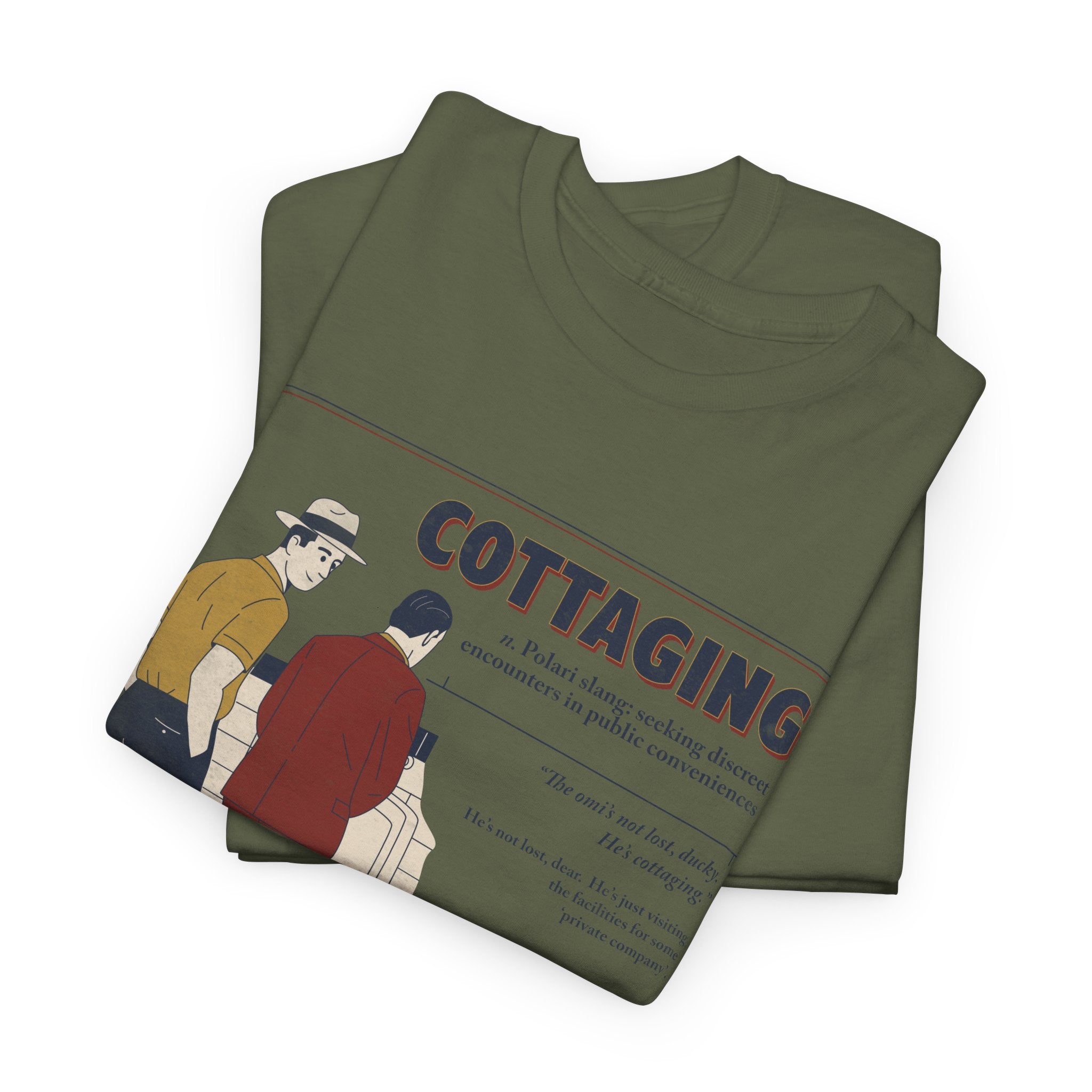 Polari: Cottaging - Unisex Heavy Cotton Shirt