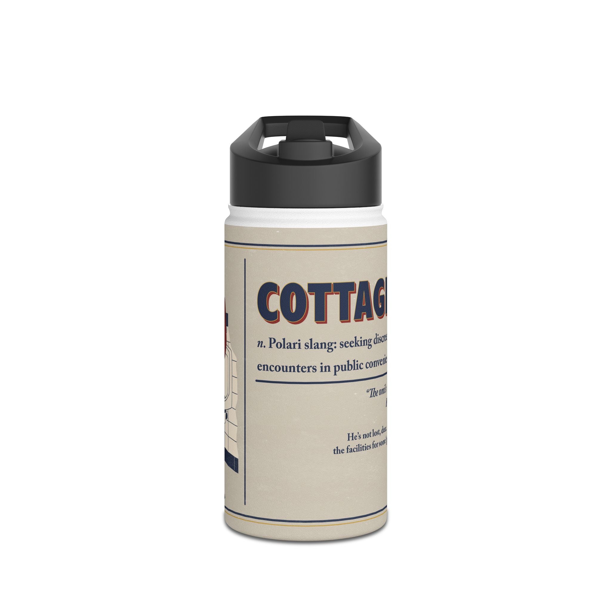 Polari: Cottaging. Stainless Steel Water Bottle