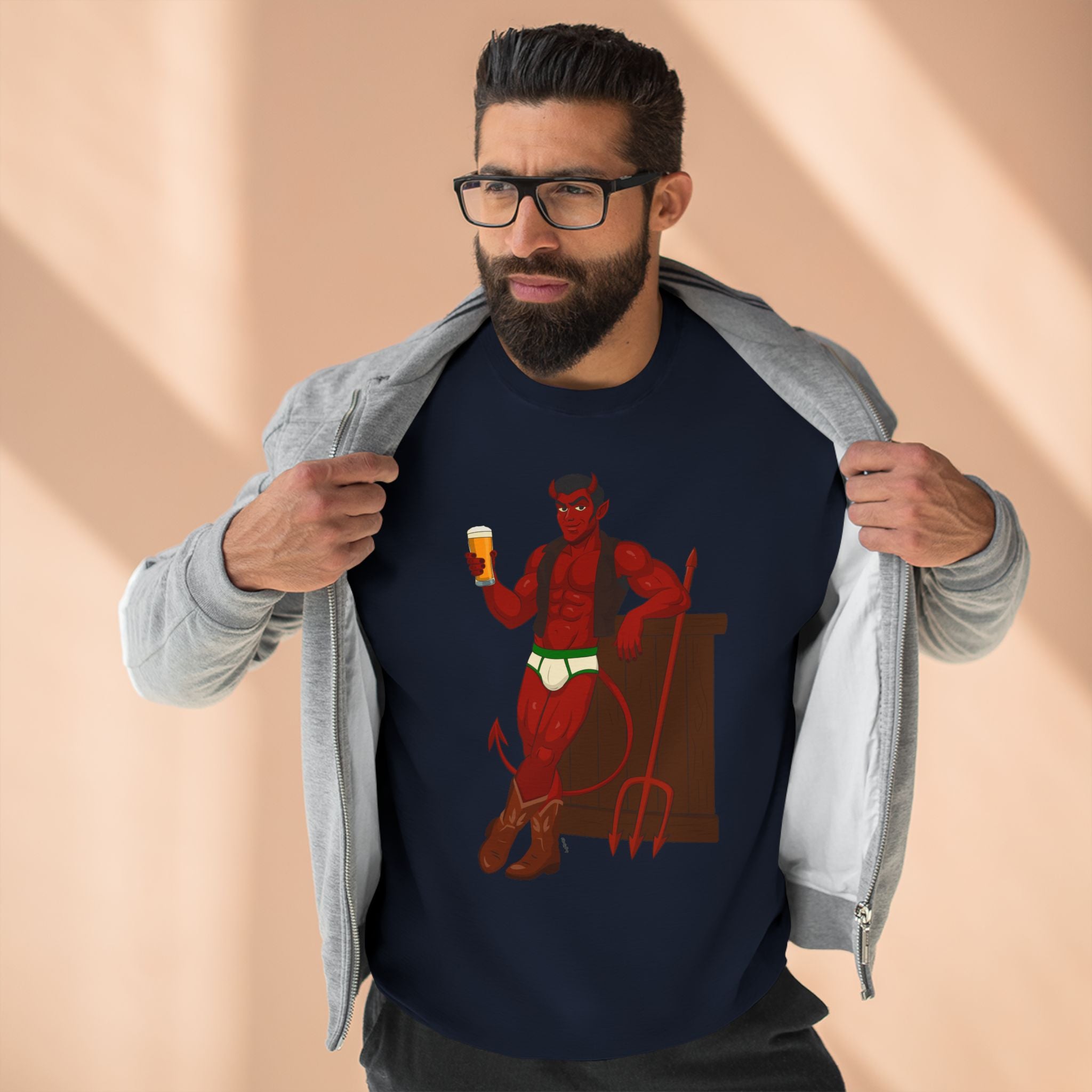 Saddle Up, Devil - Unisex Crewneck Sweatshirt