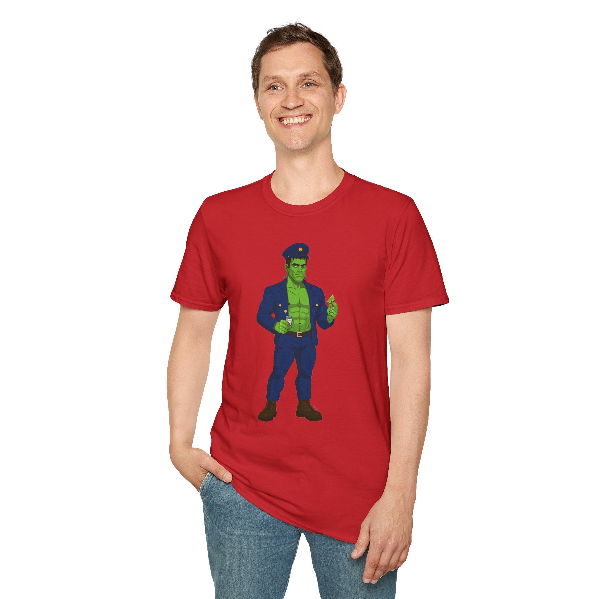 Major Frank N. Stein - Unisex Softstyle T-Shirt