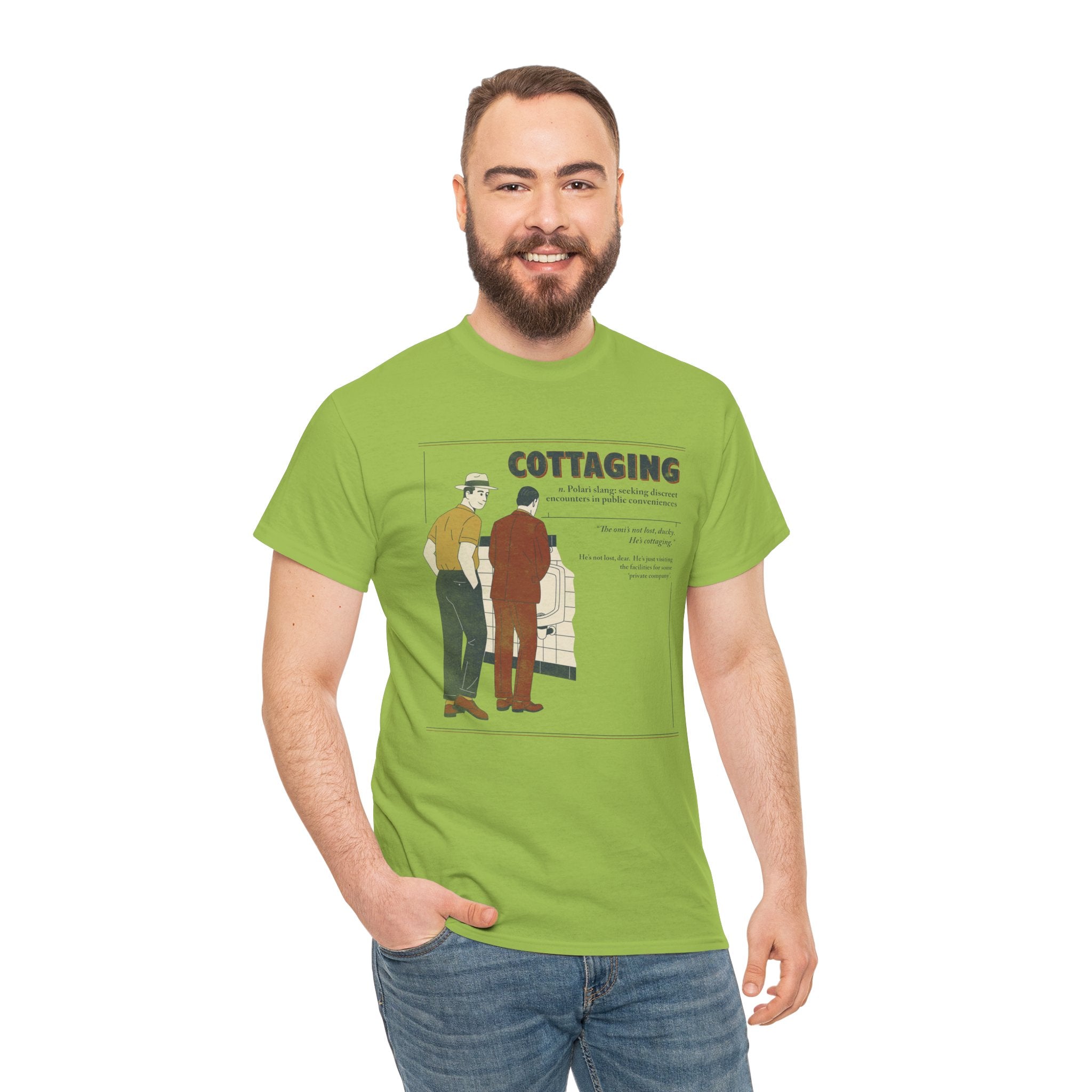Polari: Cottaging - Unisex Heavy Cotton Shirt