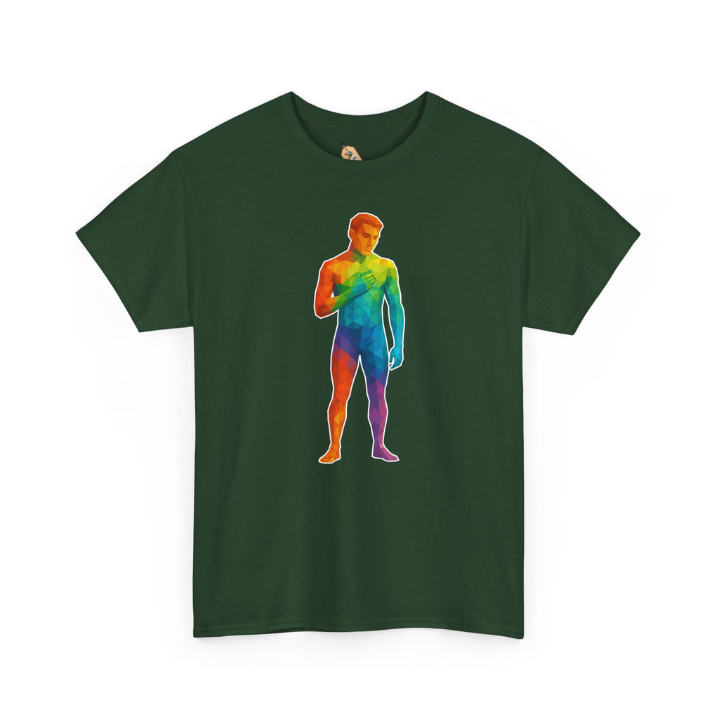 Geometric Pride Twink - Unisex Heavy Cotton Shirt
