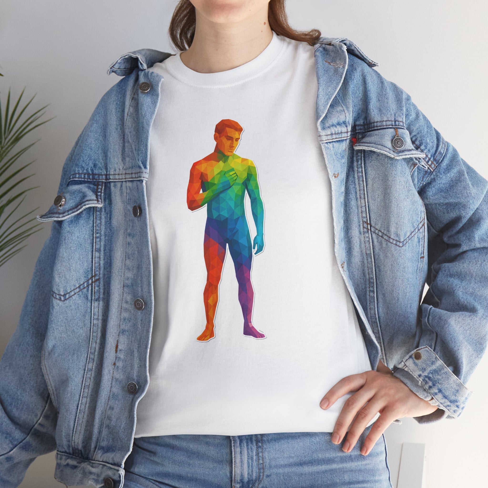 Geometric Pride Twink - Unisex Heavy Cotton Shirt