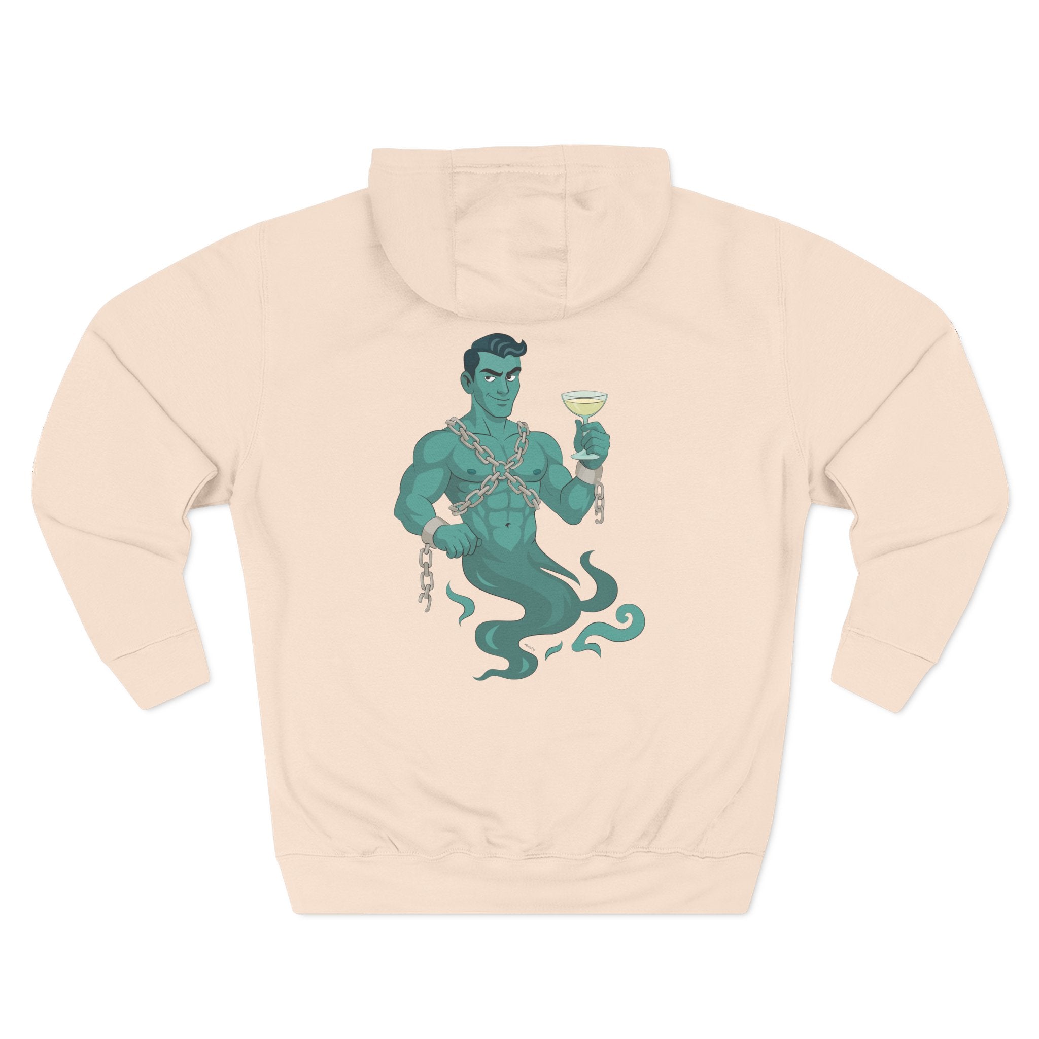 Hunk in chains - Three-Panel Fleece Hoodie