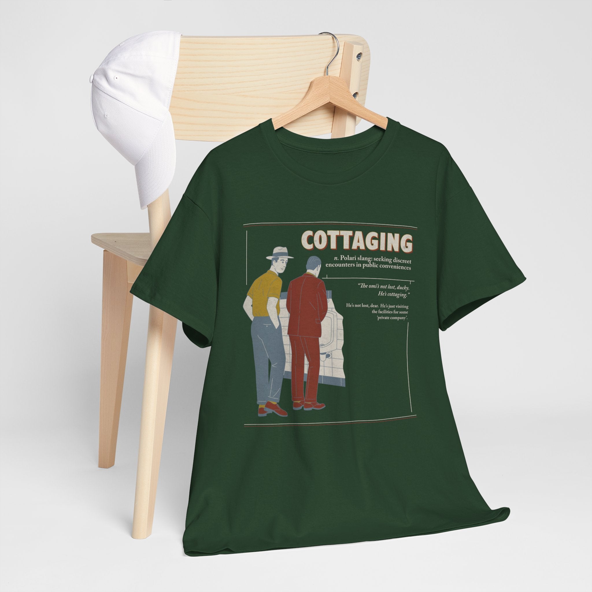 Polari: Cottaging - Unisex Heavy Cotton Shirt