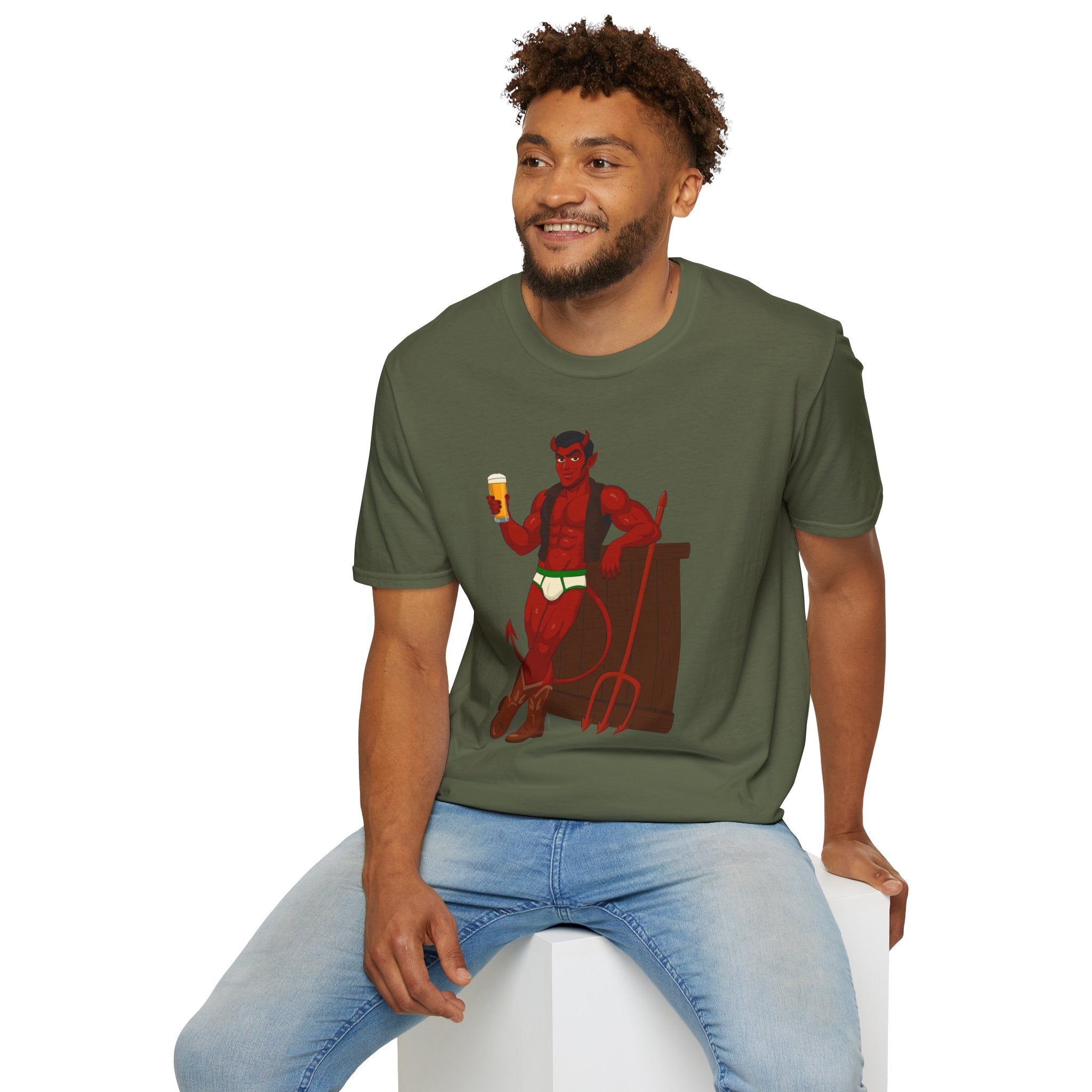 Saddle Up, Devil - Unisex Softstyle T-Shirt
