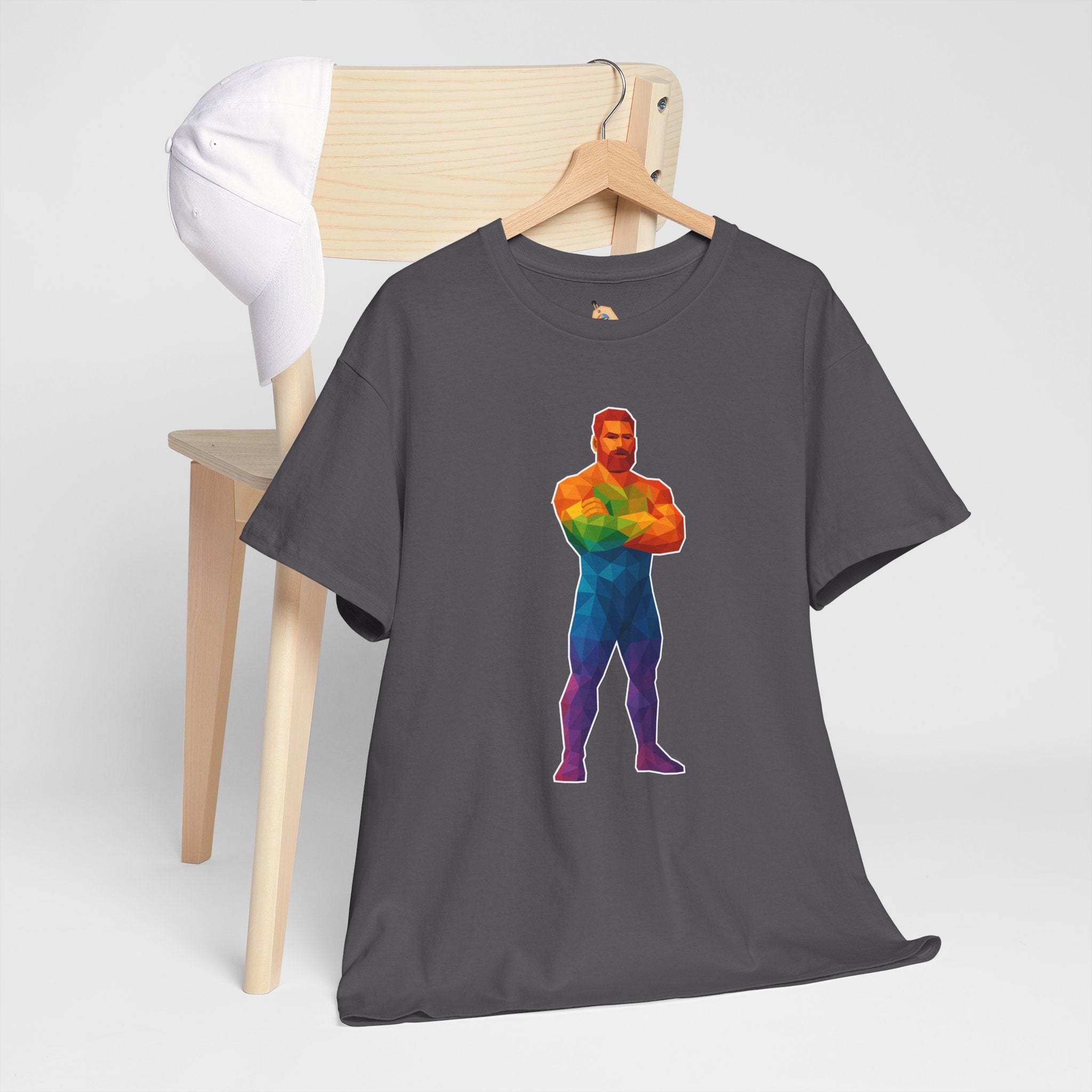 Geometric Pride Daddy - Unisex Heavy Cotton Shirt