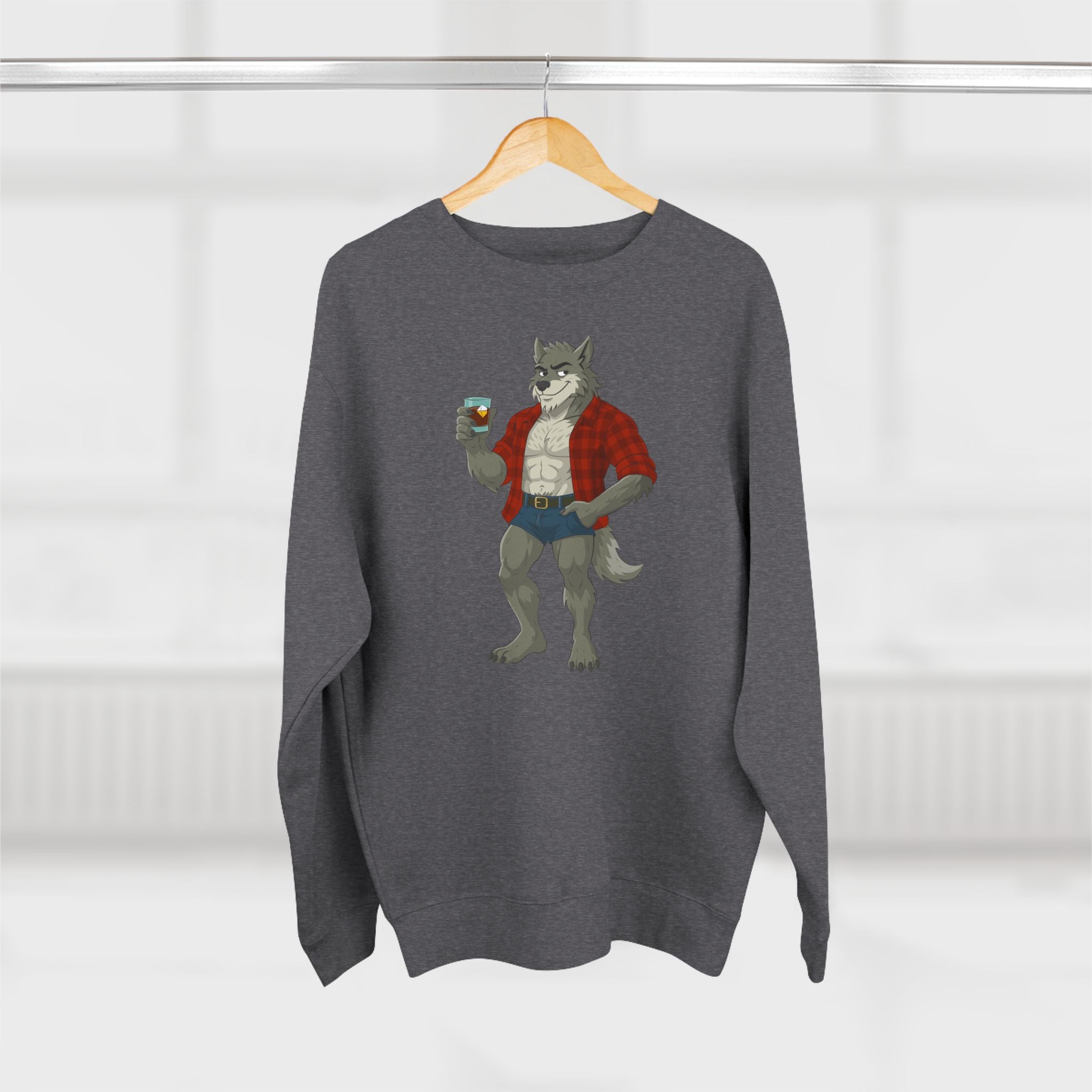 Lumberjack Werewolf - Unisex Crewneck Sweatshirt