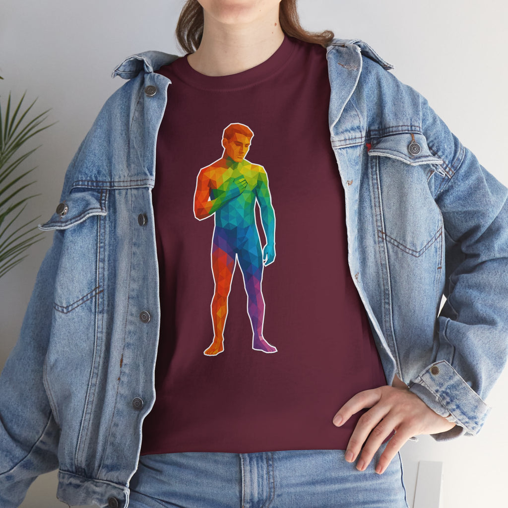 Geometric Pride Twink - Unisex Heavy Cotton Shirt