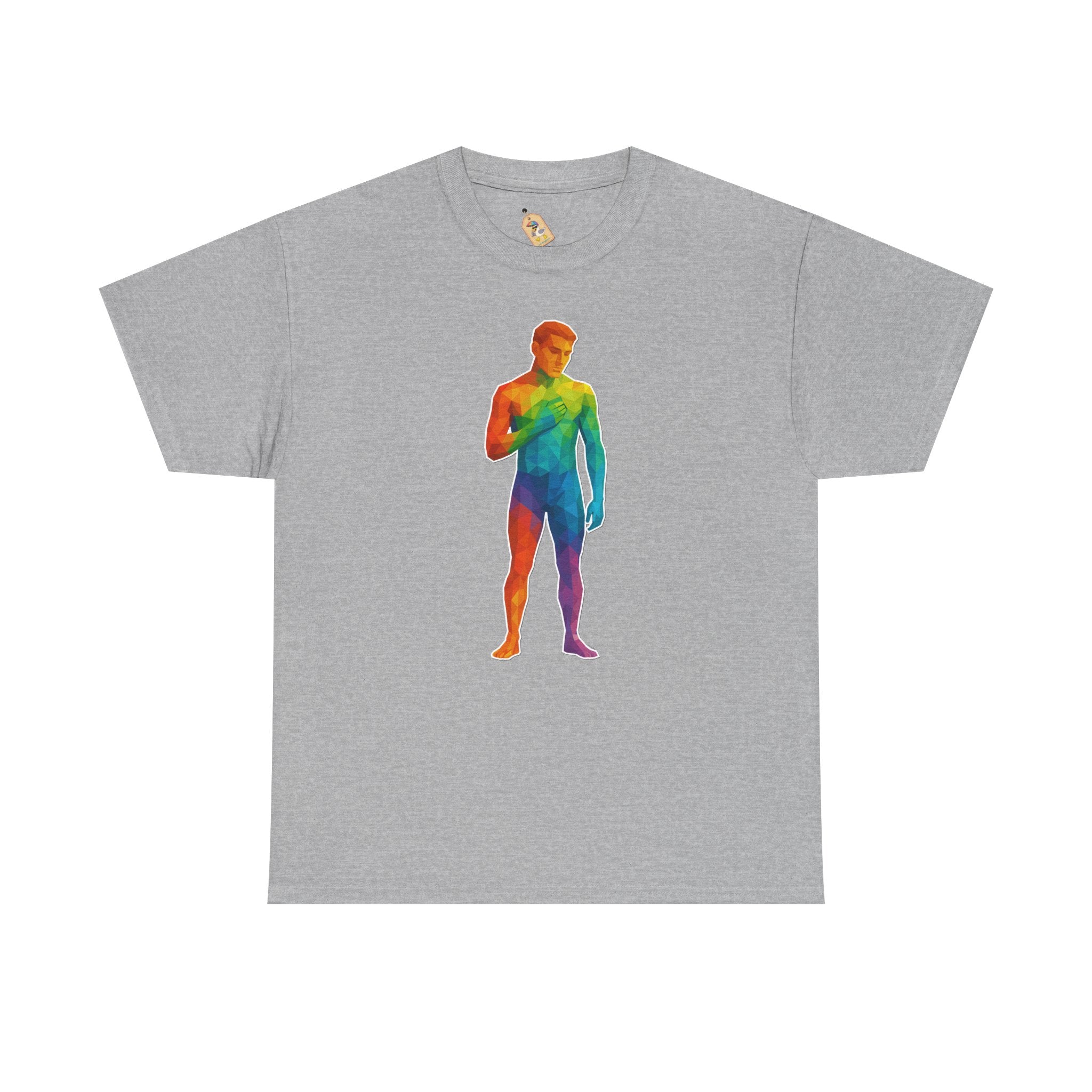 Geometric Pride Twink - Unisex Heavy Cotton Shirt