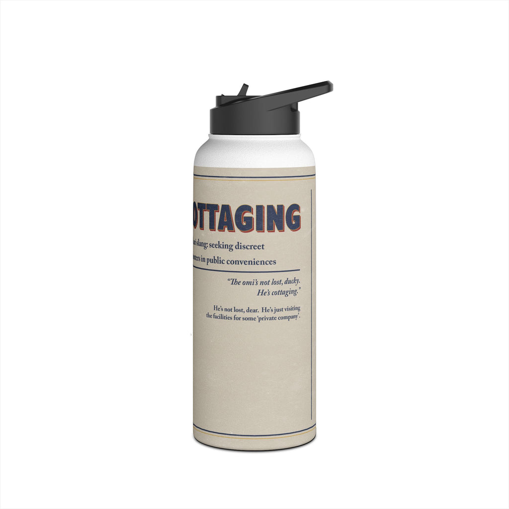 Polari: Cottaging. Stainless Steel Water Bottle