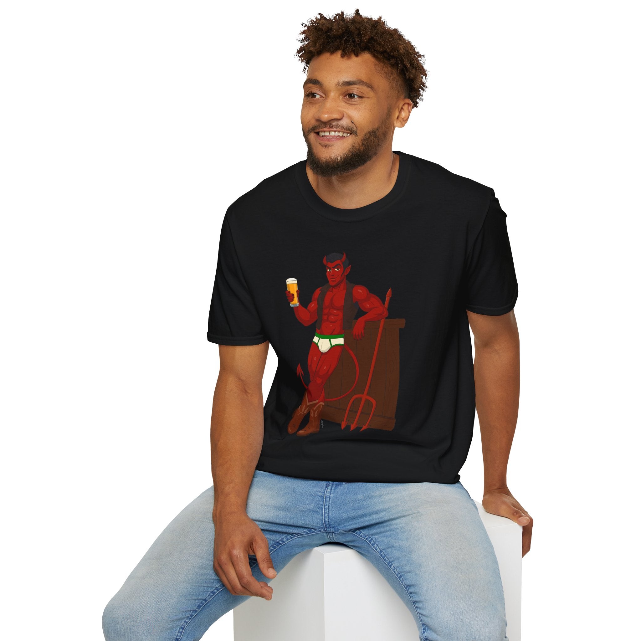 Saddle Up, Devil - Unisex Softstyle T-Shirt