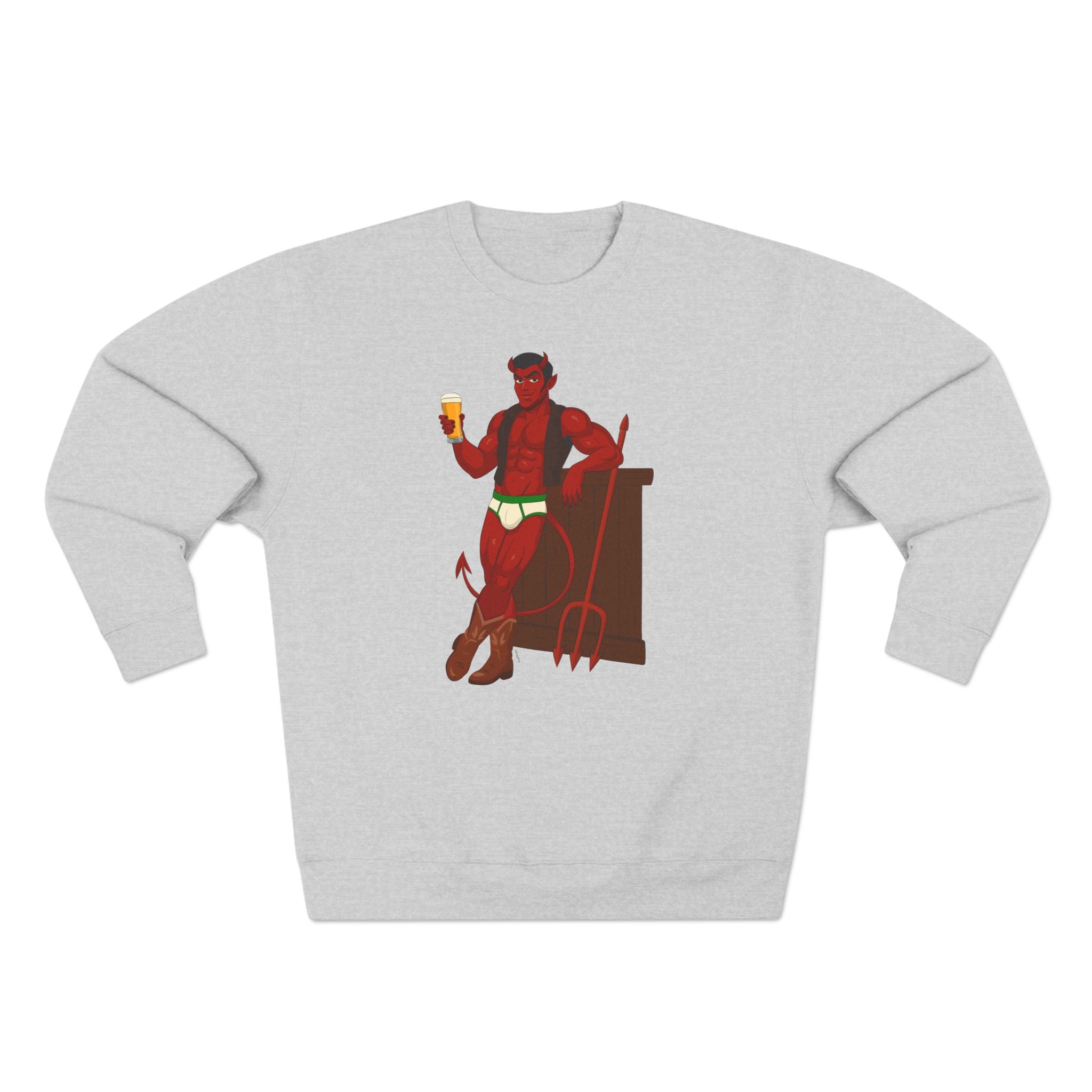 Saddle Up, Devil - Unisex Crewneck Sweatshirt