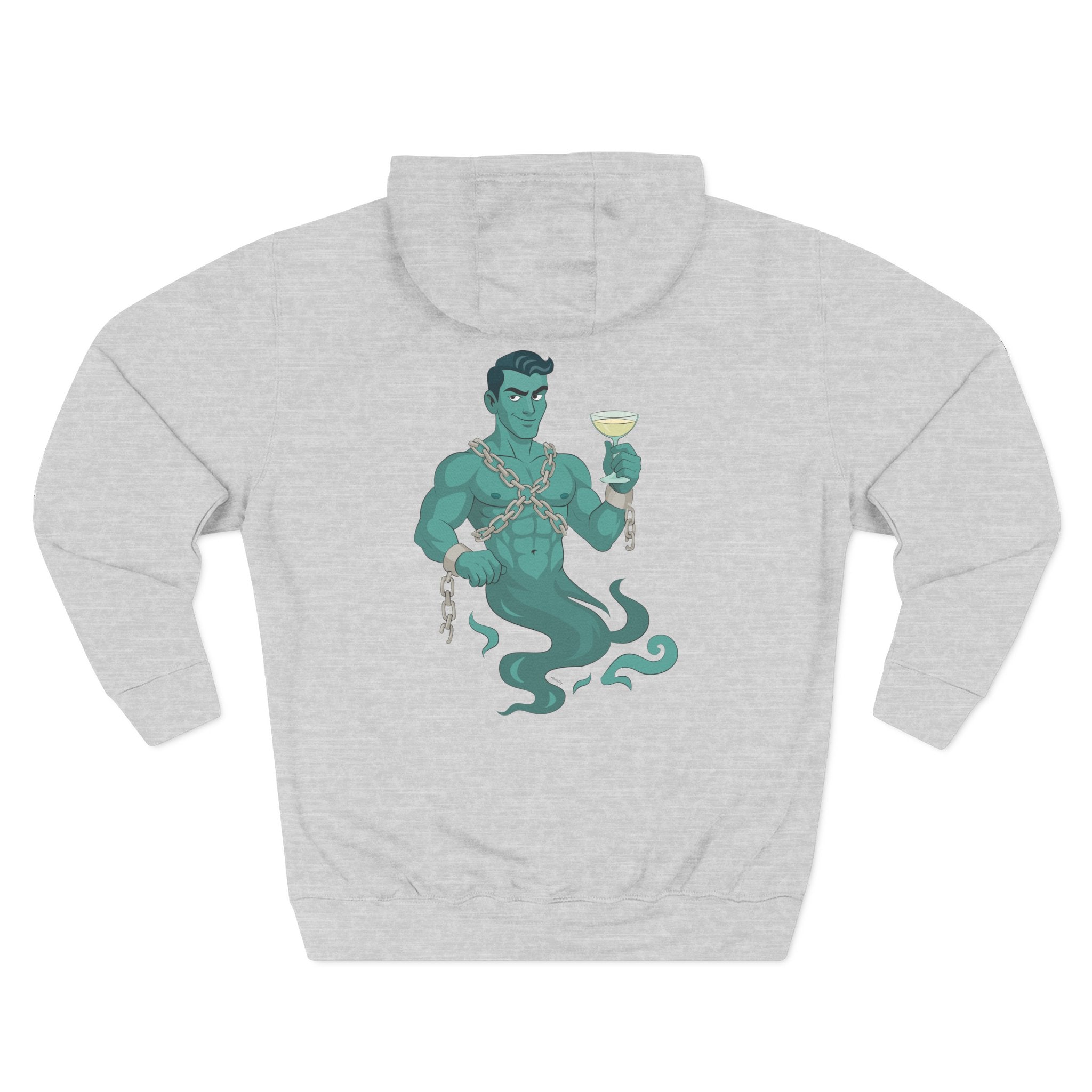 Hunk in chains - Three-Panel Fleece Hoodie