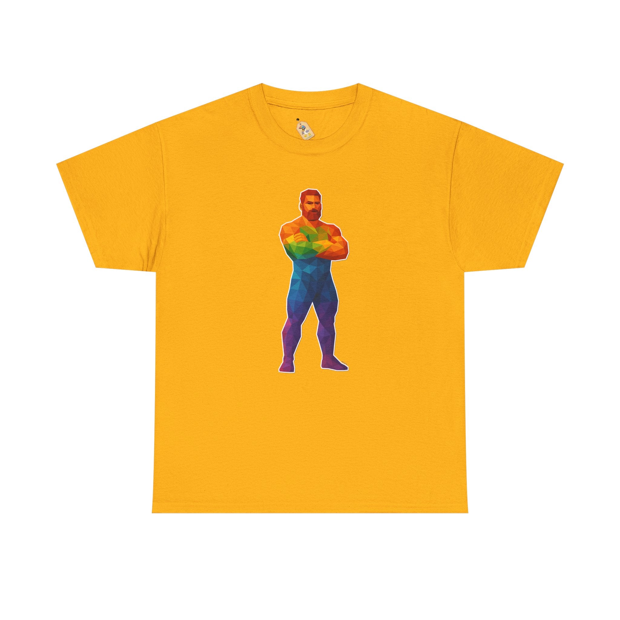 Geometric Pride Daddy - Unisex Heavy Cotton Shirt