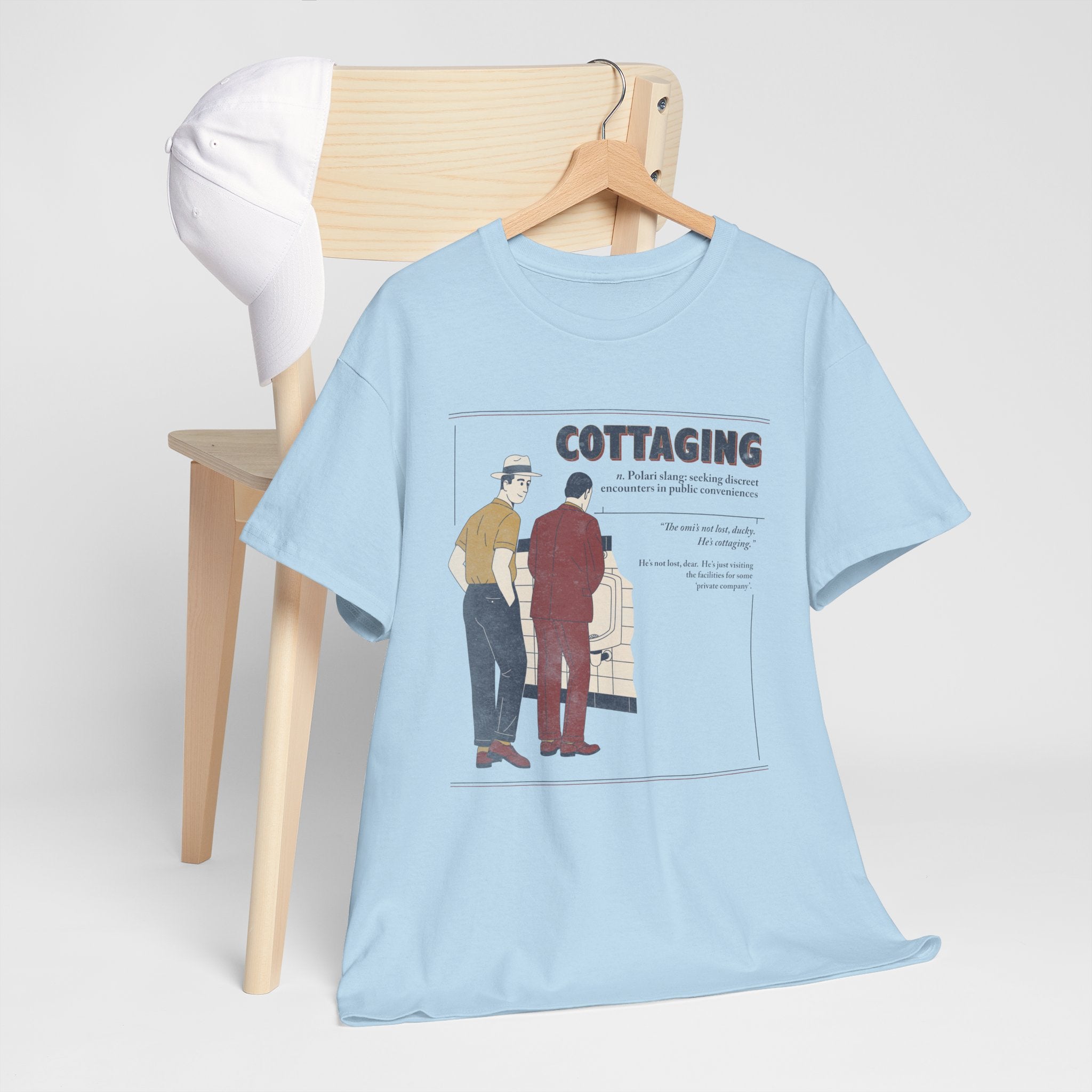 Polari: Cottaging - Unisex Heavy Cotton Shirt