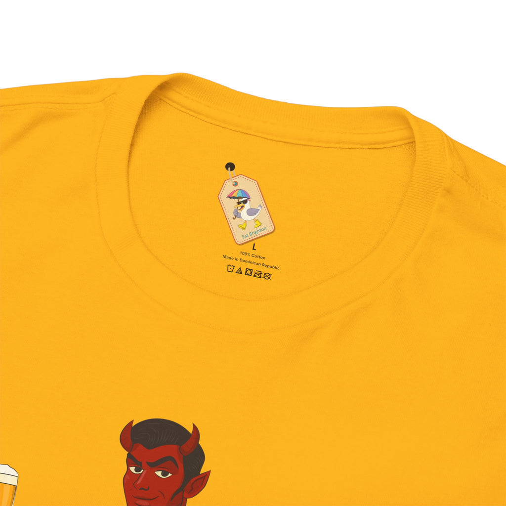 Saddle Up, Devil- Unisex Heavy Cotton Shirt