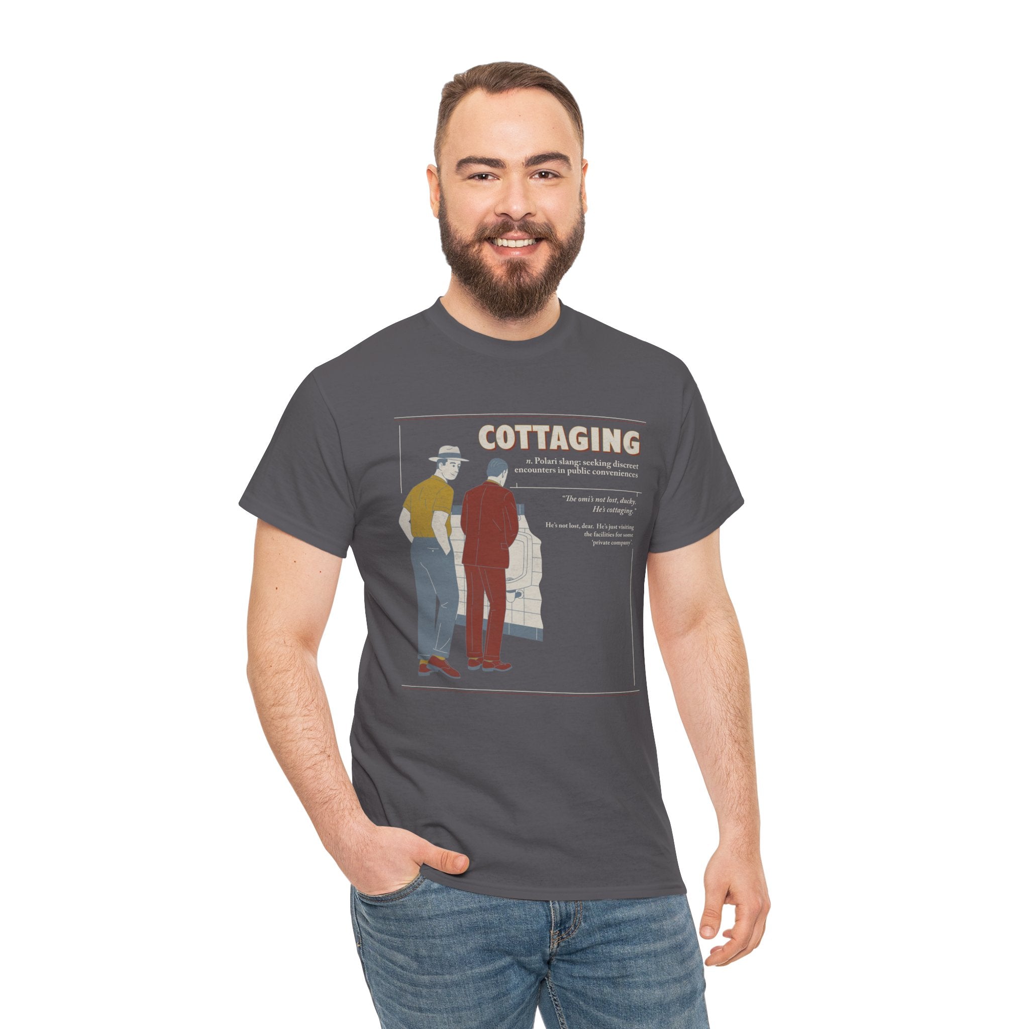 Polari: Cottaging - Unisex Heavy Cotton Shirt