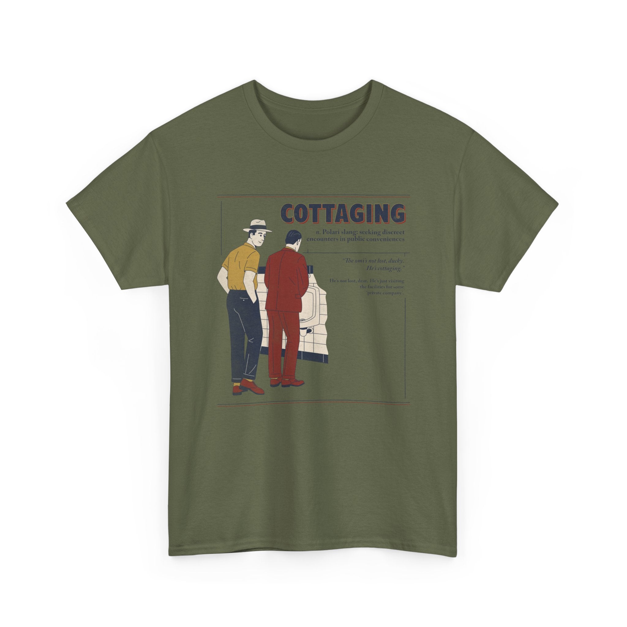 Polari: Cottaging - Unisex Heavy Cotton Shirt