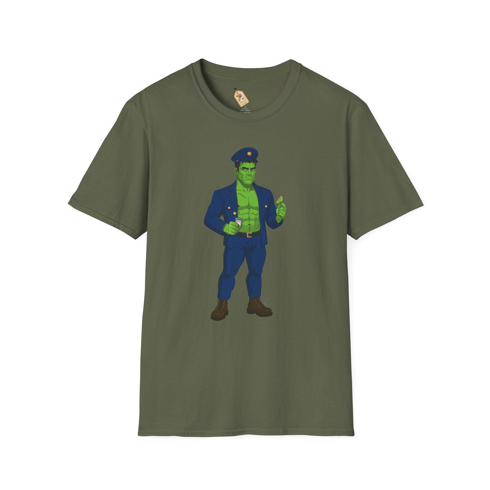 Major Frank N. Stein - Unisex Softstyle T-Shirt