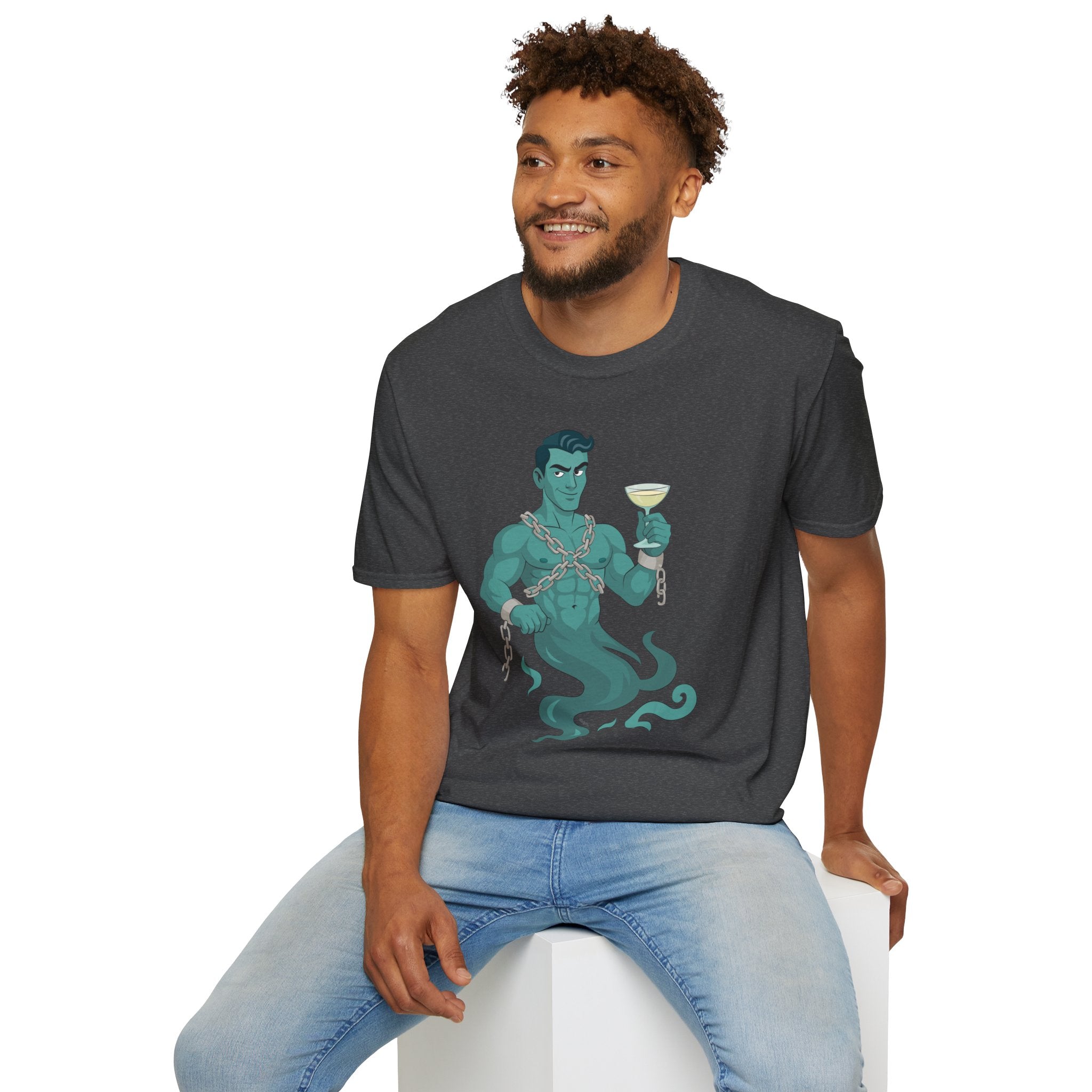 Hunk in chains - Unisex Softstyle T-Shirt