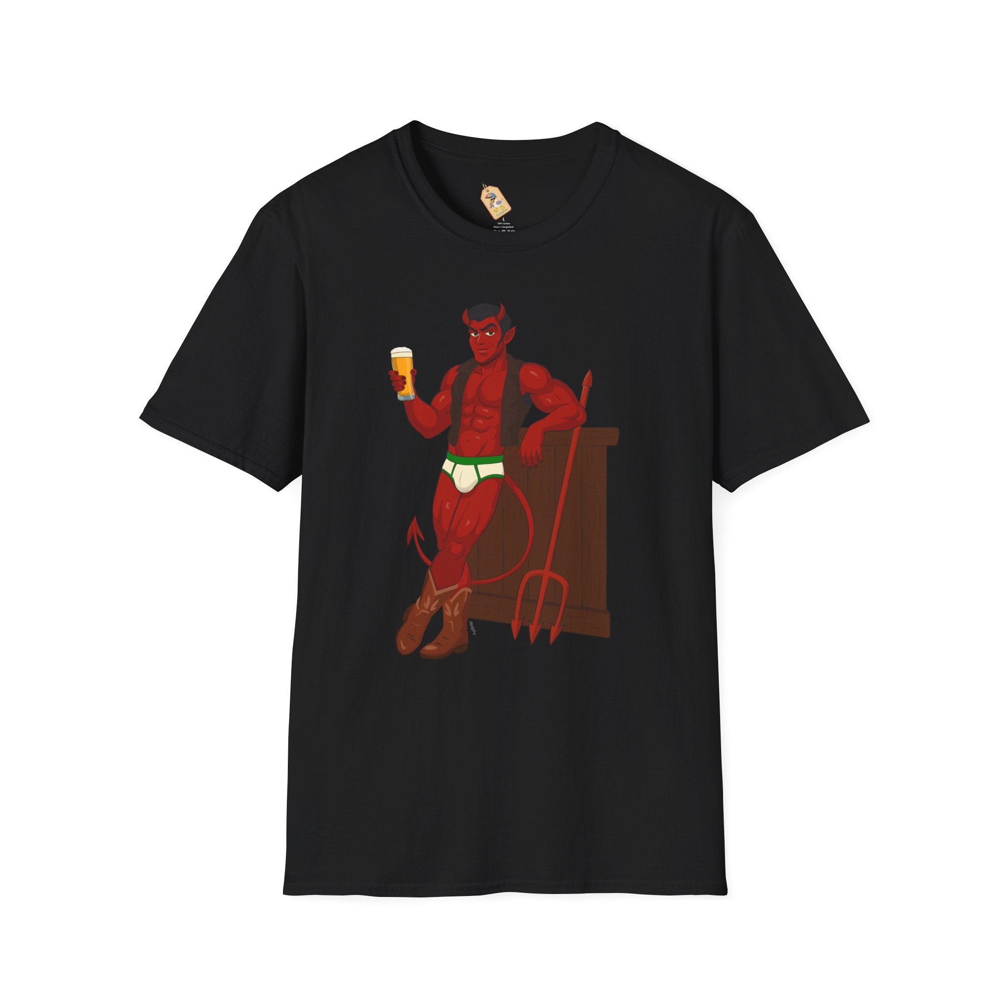 Saddle Up, Devil - Unisex Softstyle T-Shirt