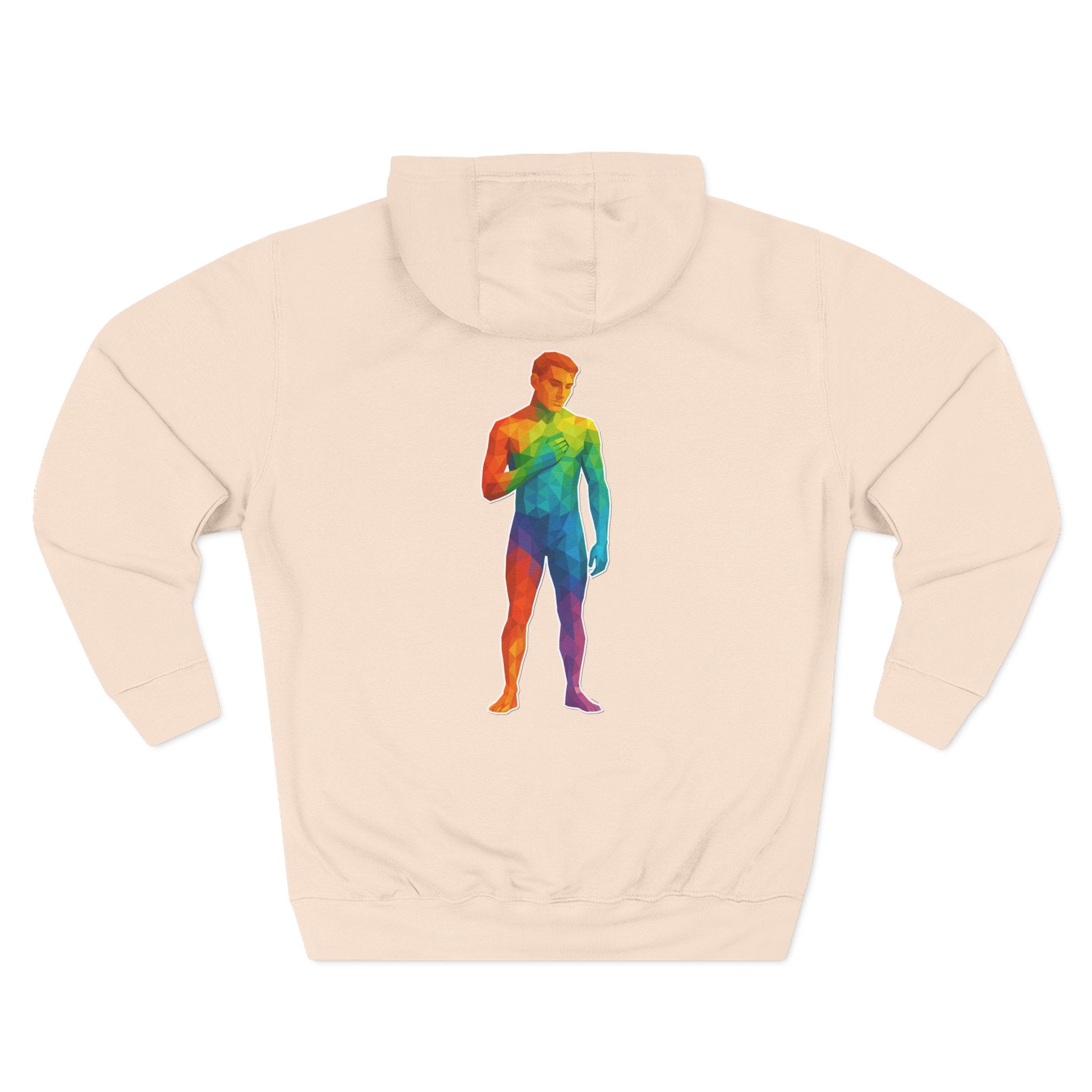 Geometric Pride Twink - Three-Panel Fleece Hoodie