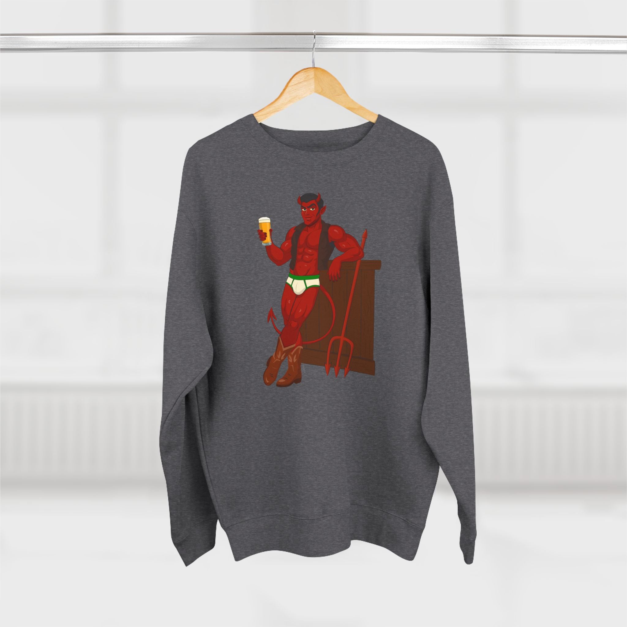 Saddle Up, Devil - Unisex Crewneck Sweatshirt