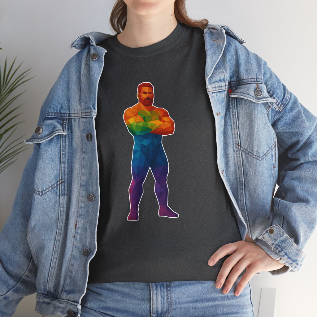 Geometric Pride Daddy - Unisex Heavy Cotton Shirt