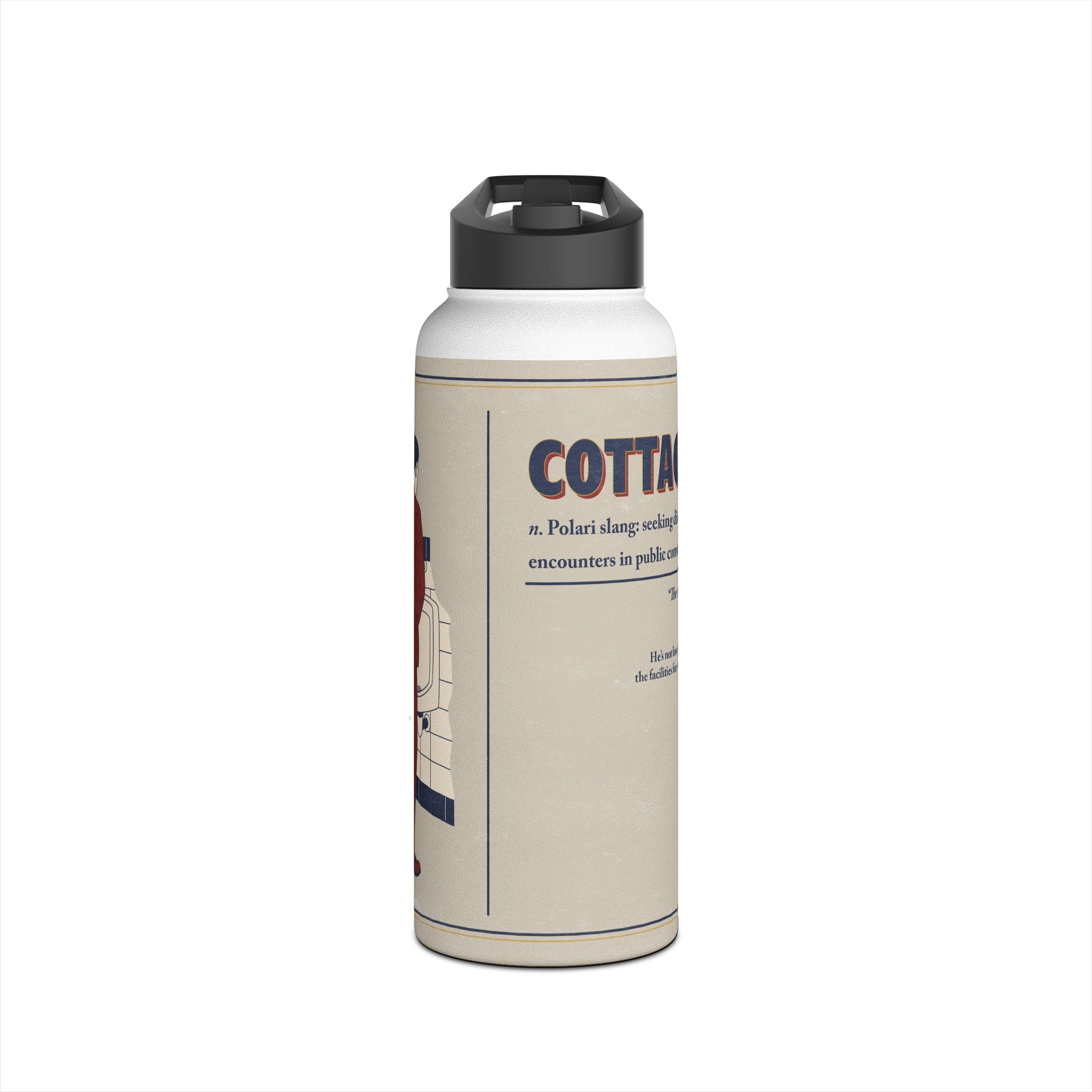 Polari: Cottaging. Stainless Steel Water Bottle