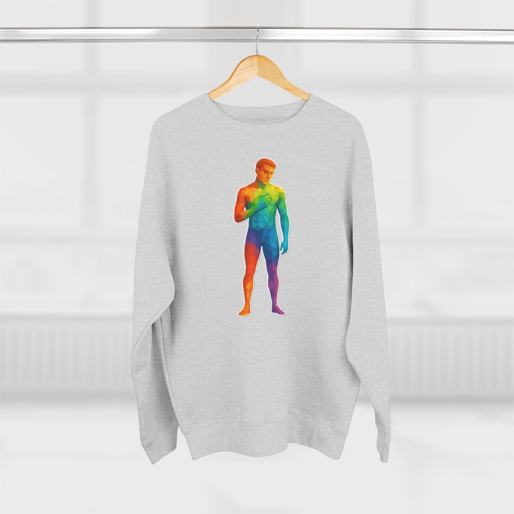 Geometric Pride Twink - Unisex Crewneck Sweatshirt