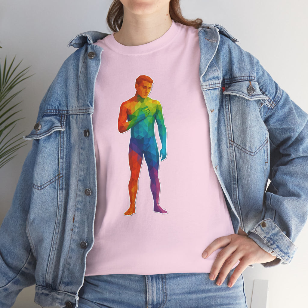 Geometric Pride Twink - Unisex Heavy Cotton Shirt