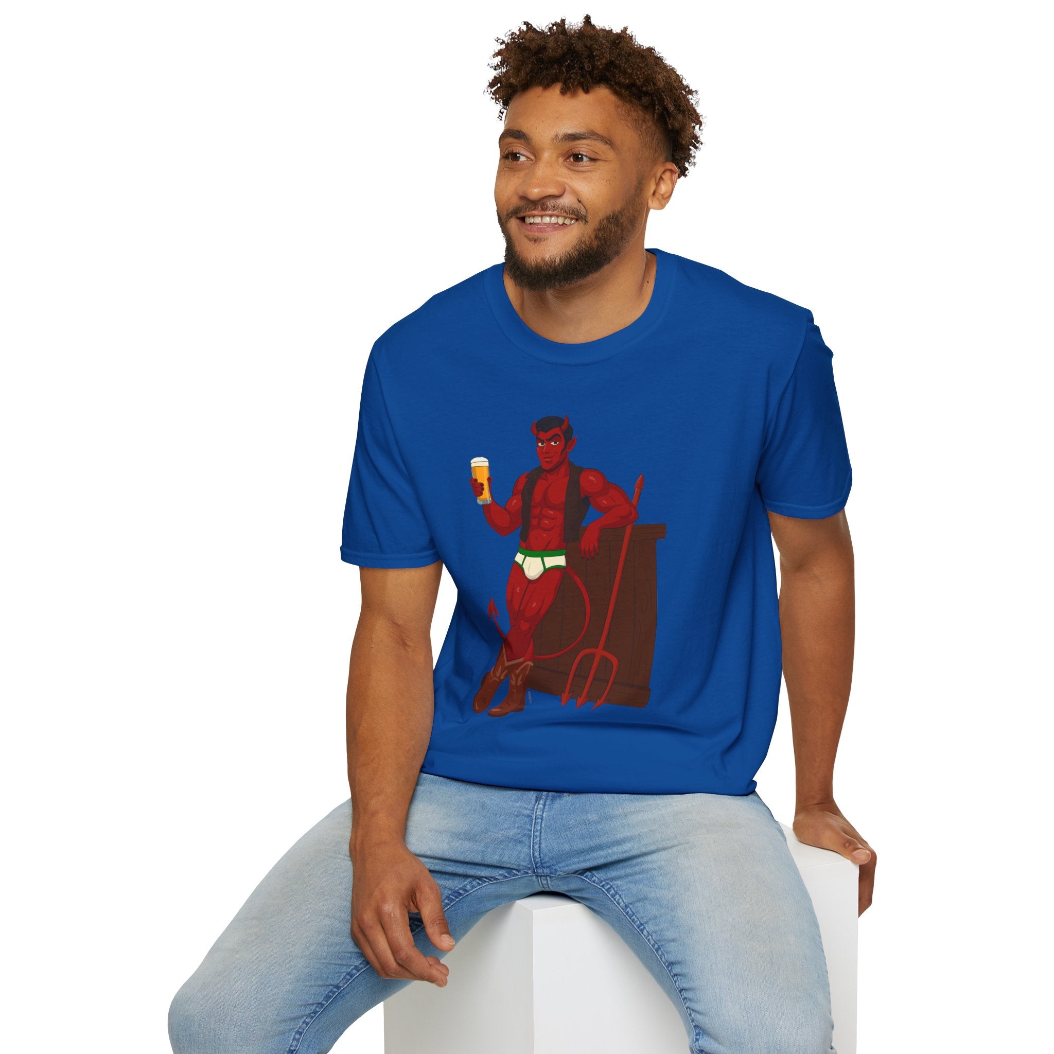 Saddle Up, Devil - Unisex Softstyle T-Shirt