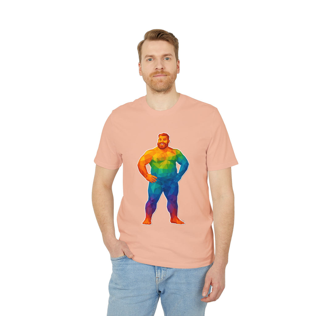 Geometric Pride Bear - Organic Staple T-shirt