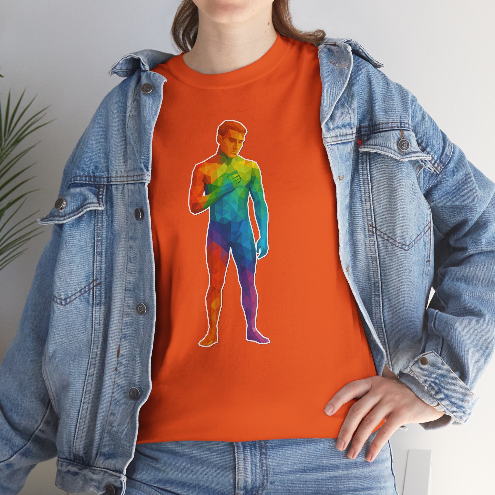 Geometric Pride Twink - Unisex Heavy Cotton Shirt