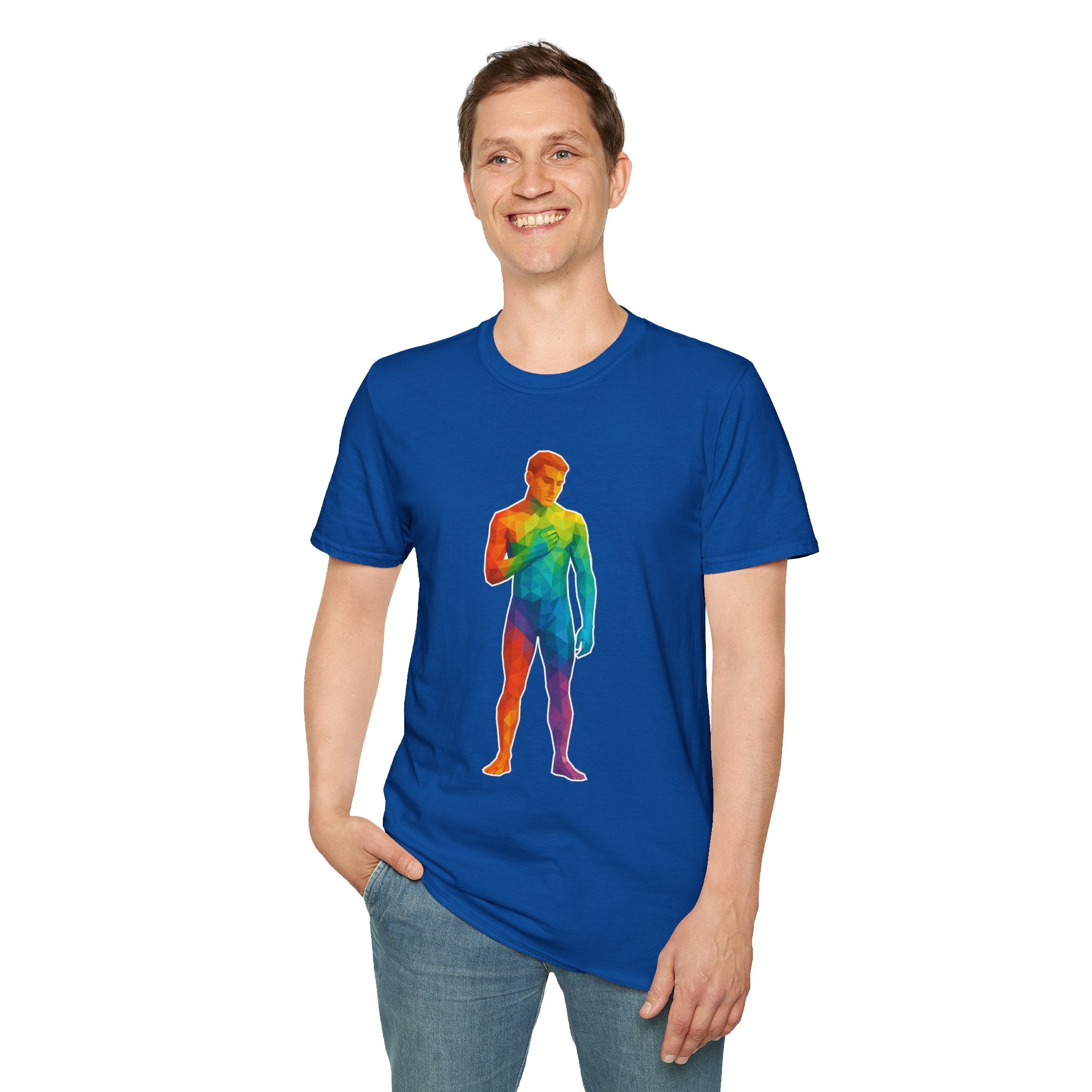 Geometric Pride Twink - Unisex Softstyle T-Shirt