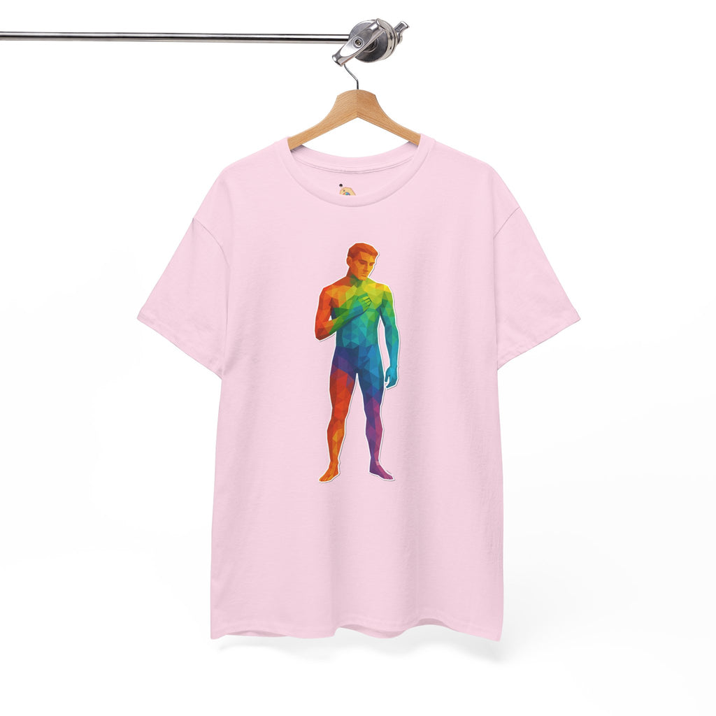 Geometric Pride Twink - Unisex Heavy Cotton Shirt